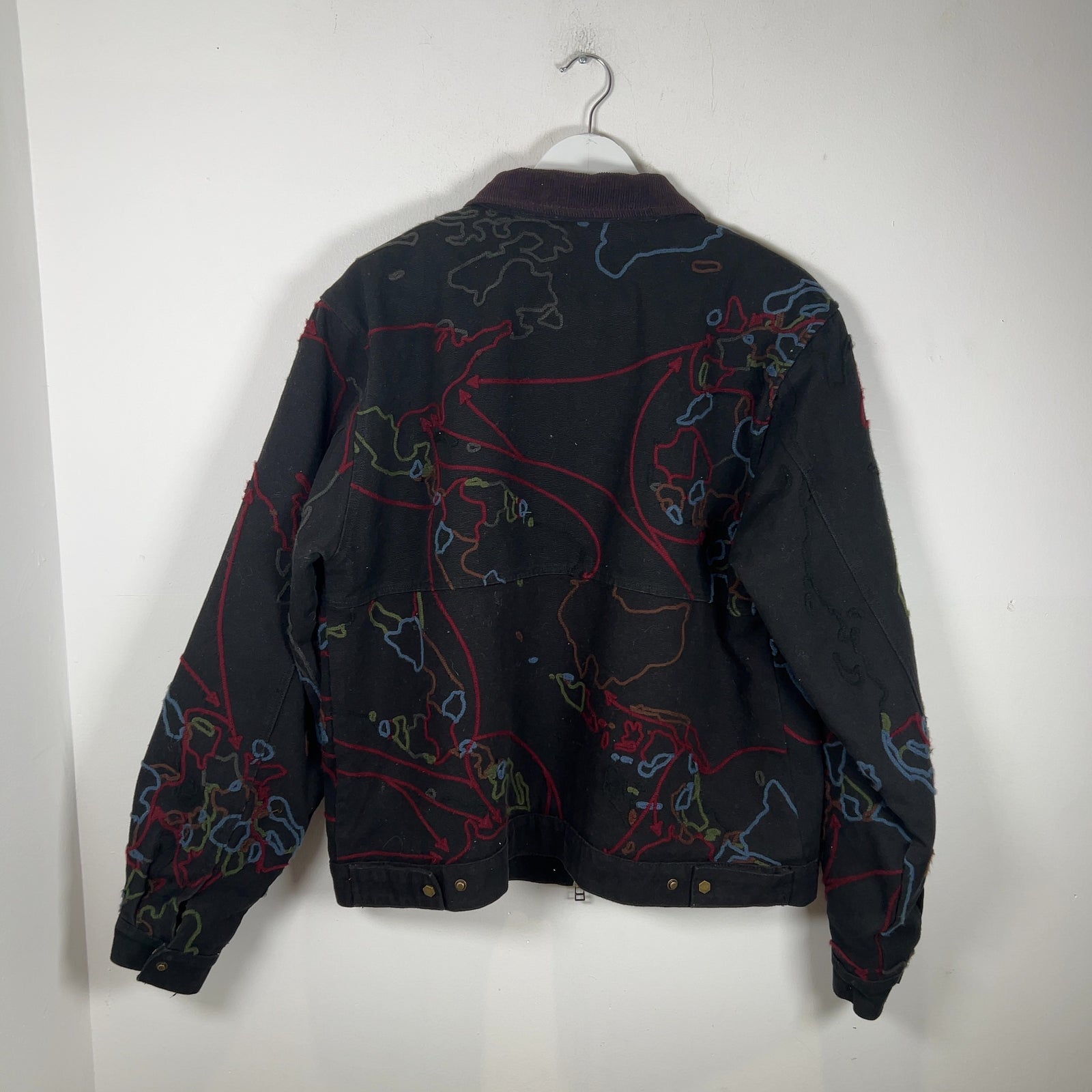 Fugazi Chain Stitch Trade Route Work Jacket