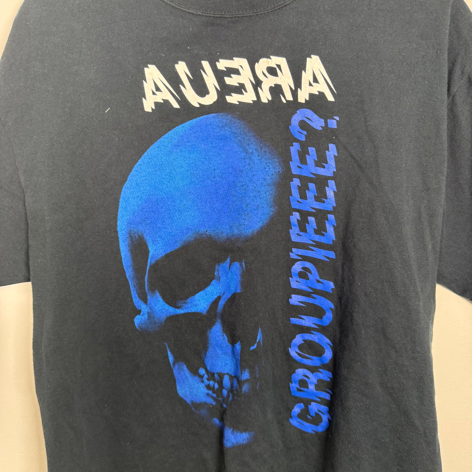Undercover Blue Skull Graphic T-Shirt Size L