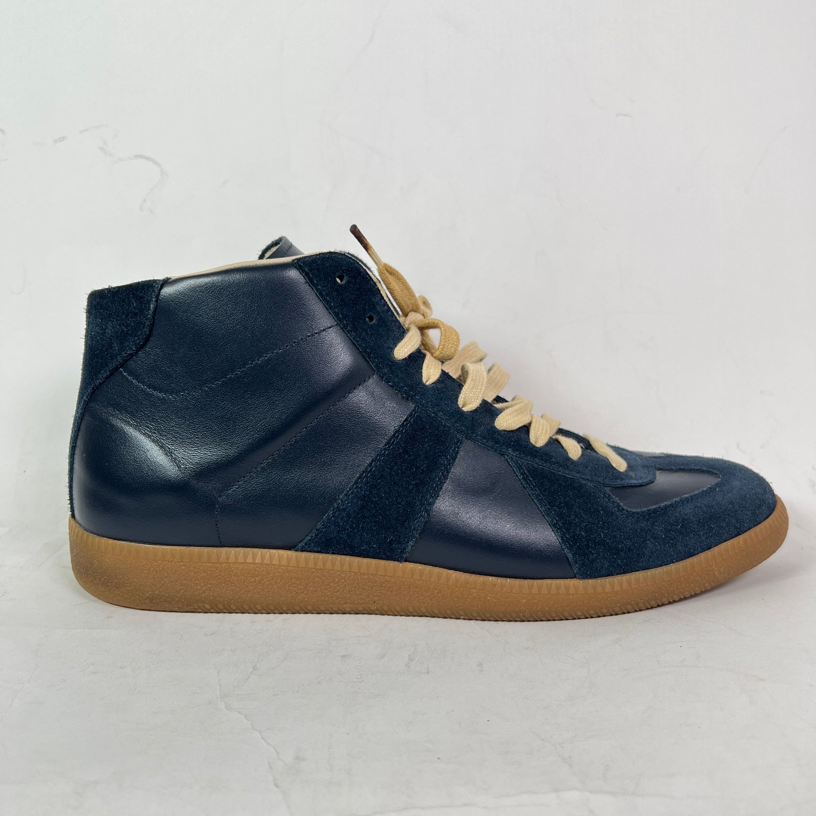 Maison Margiela Navy Mid-Top Replica Gats Size 45