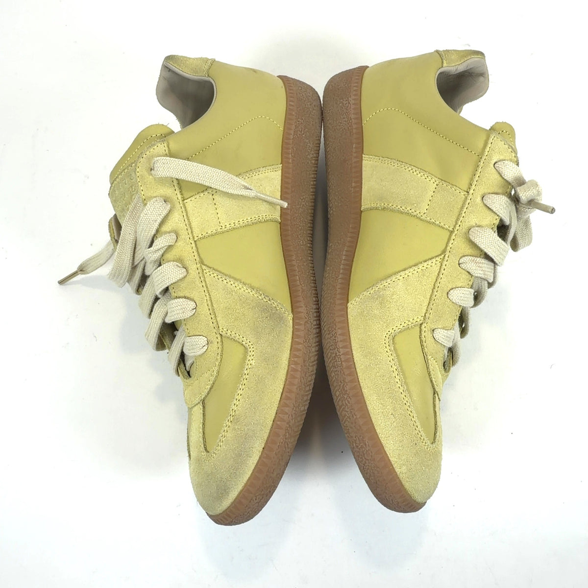 Maison Margiela Yellow GATS Lowtop Sneakers