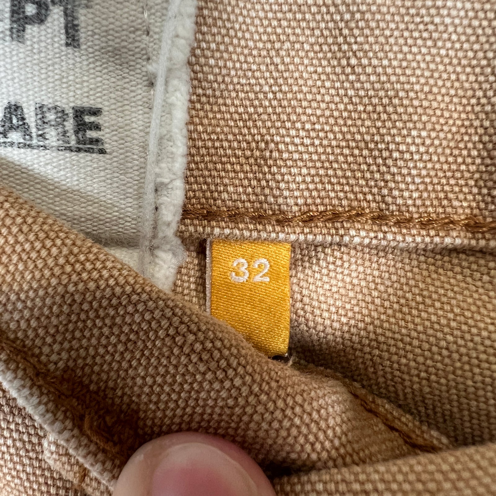 Gallery Dept Tan Carpenter Flares Sz 32