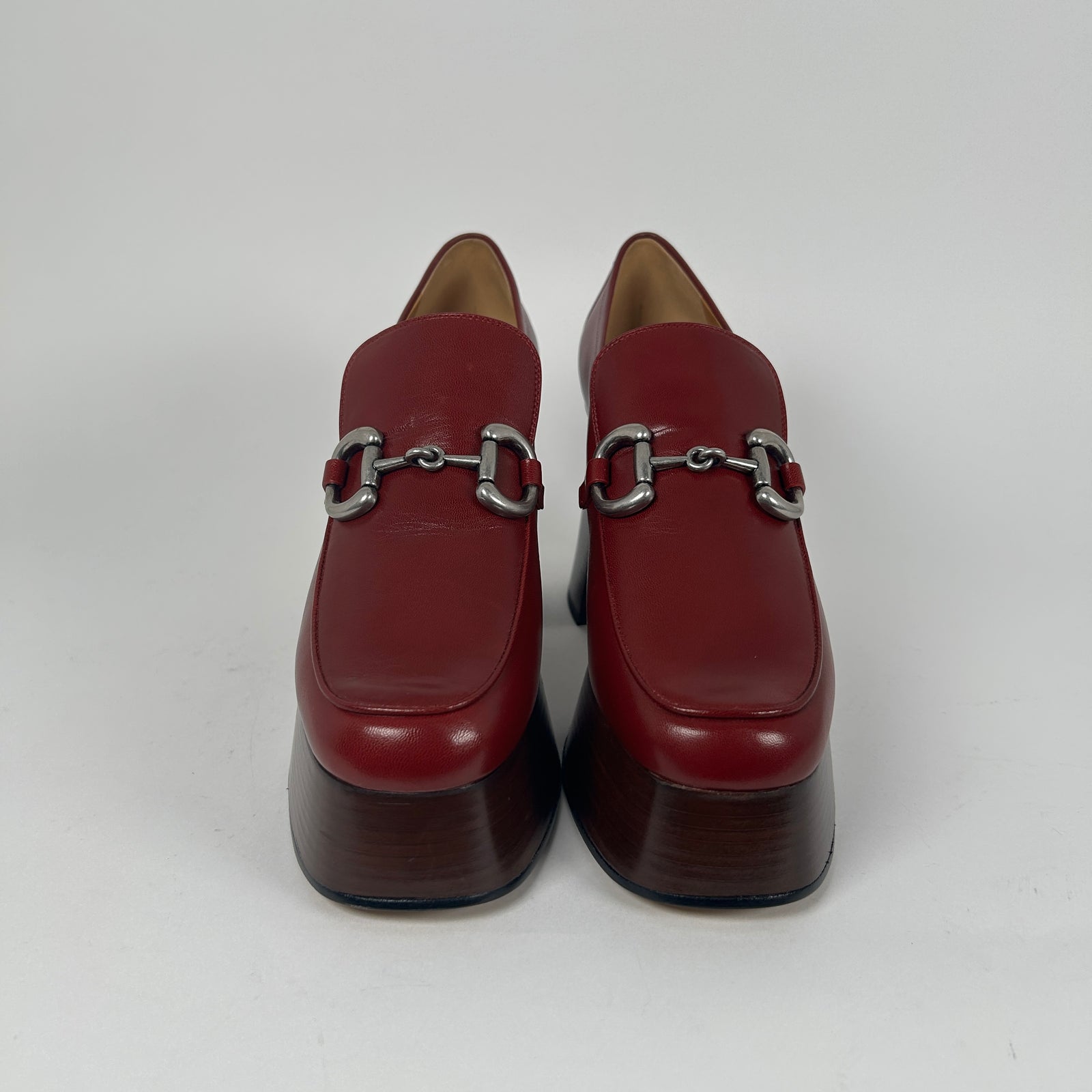 Gucci Lady Horsebit Loafer Pumps Size 40.5