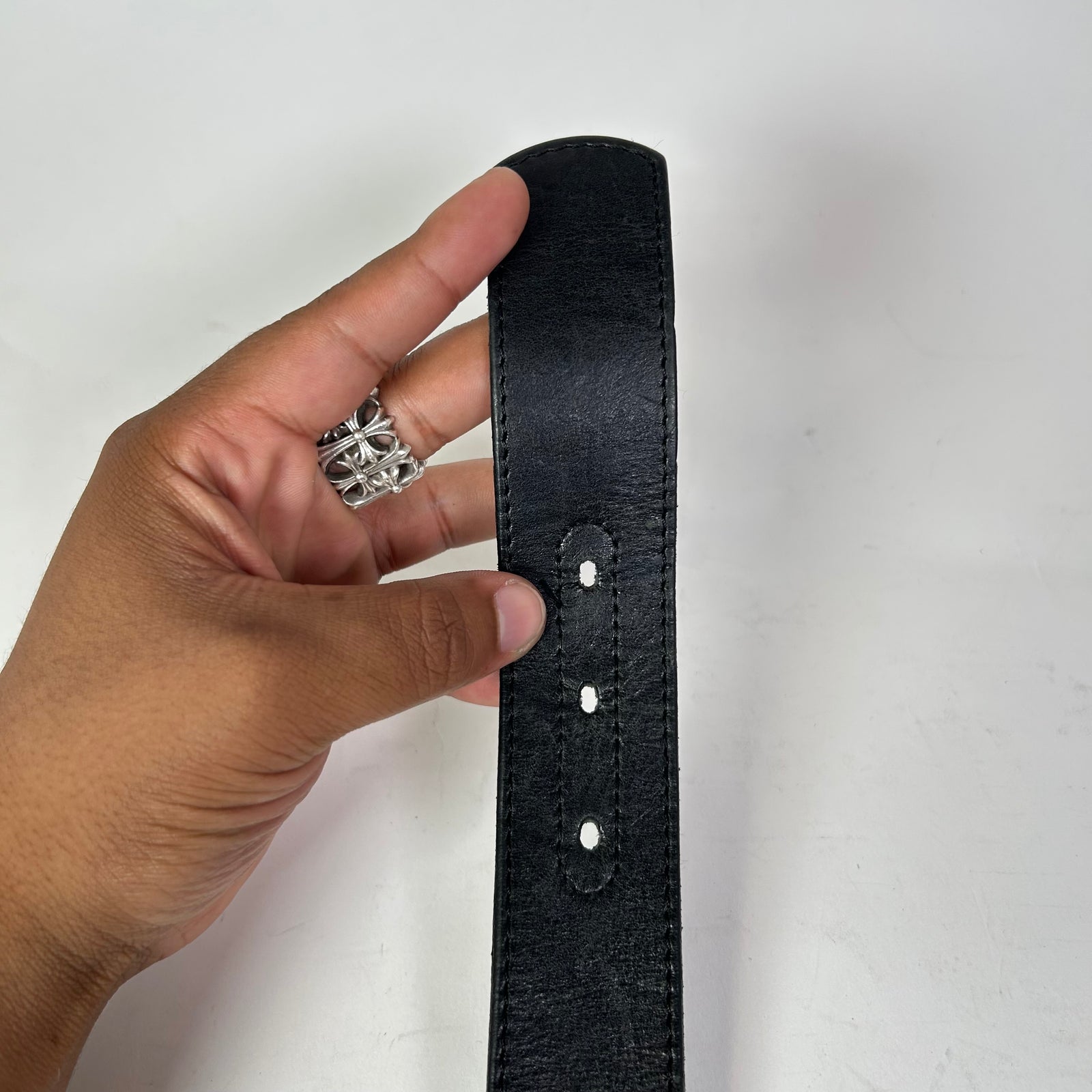 Gucci Black Signature Logo Belt