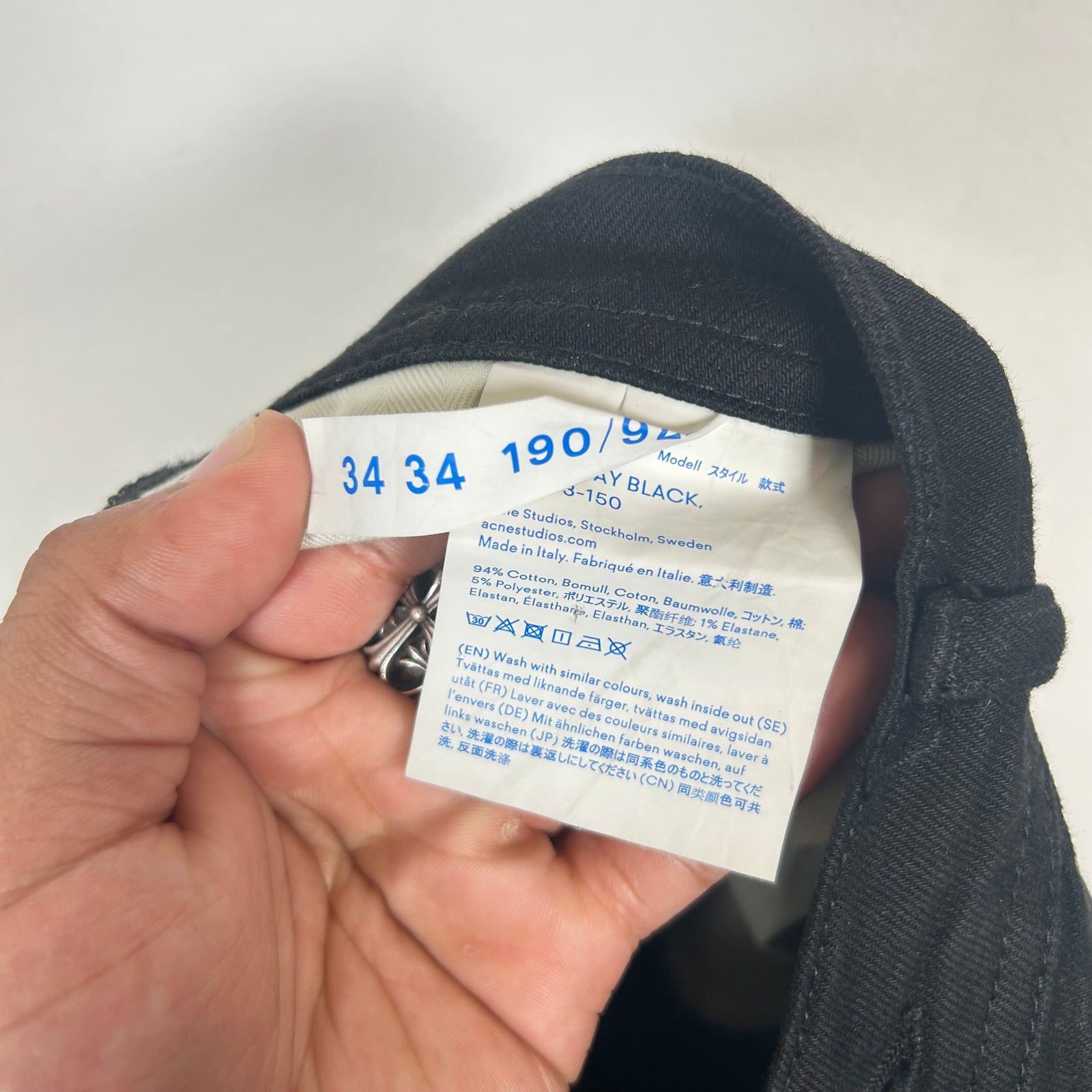 Acne Studios Black Jeans Size 34