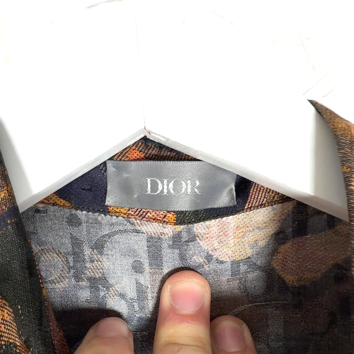 Dior x Peter Doig Camoflauge Oblique Button-Up Shirt
