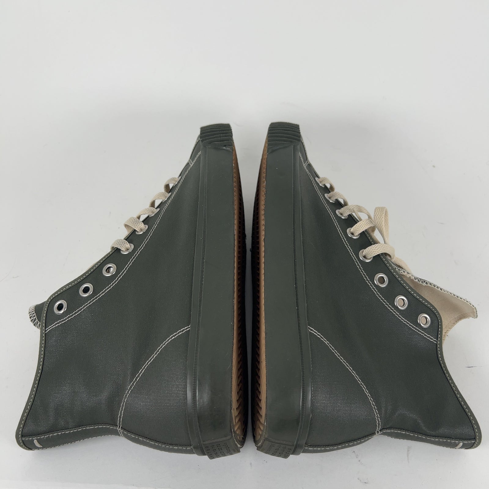 Maison Margiela Canvas Tabi Hightop Sneakers