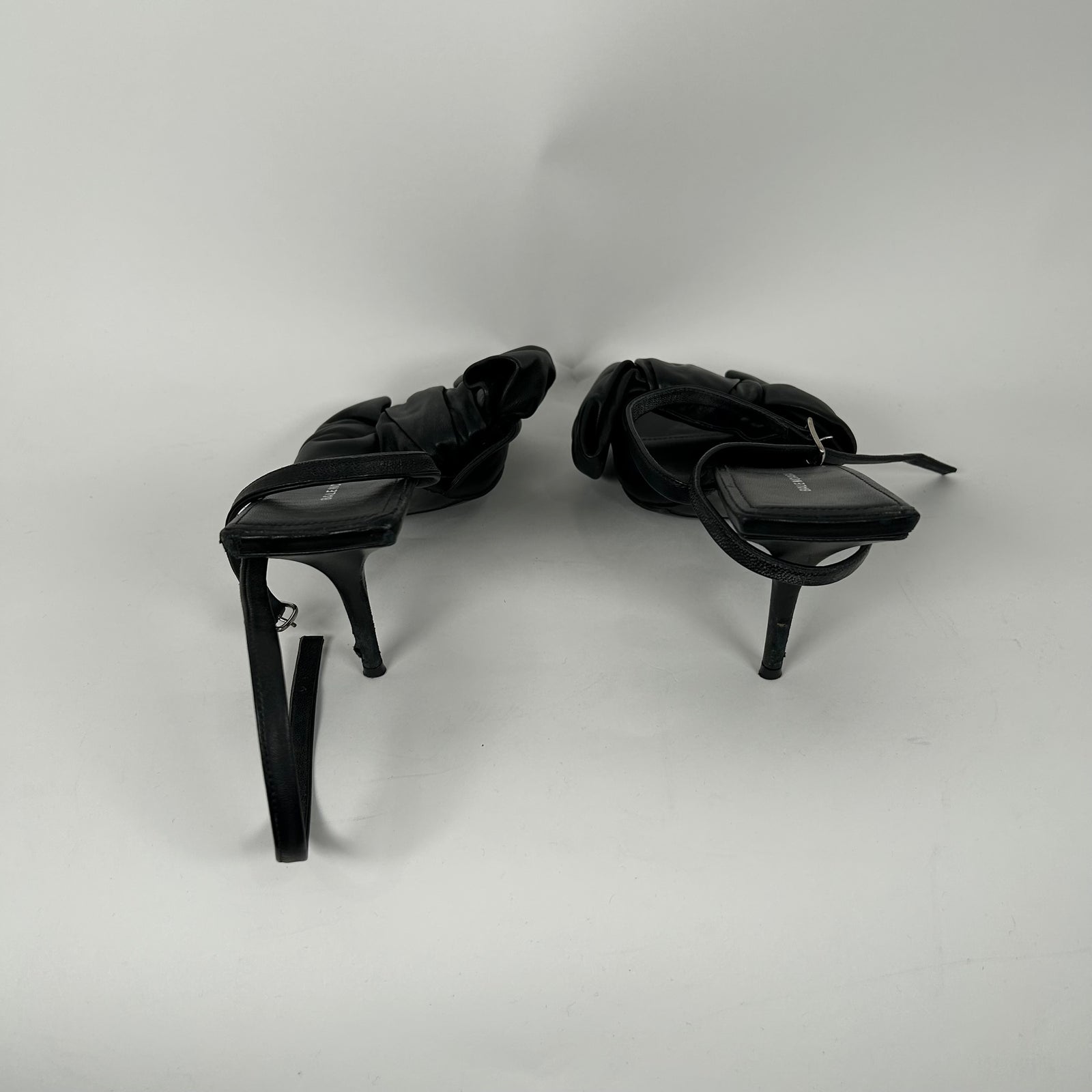 Balenciaga Black Knife Bow Heels Size 39