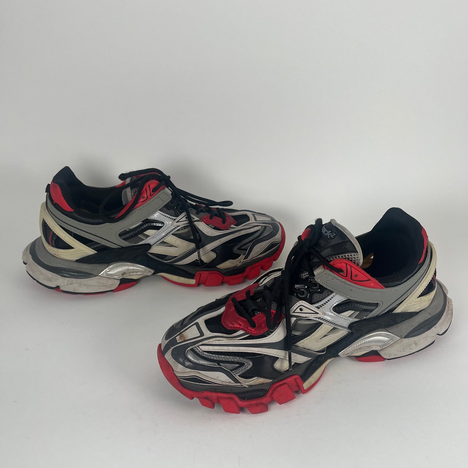 Balenciaga Track 2 Red/Grey Size 12