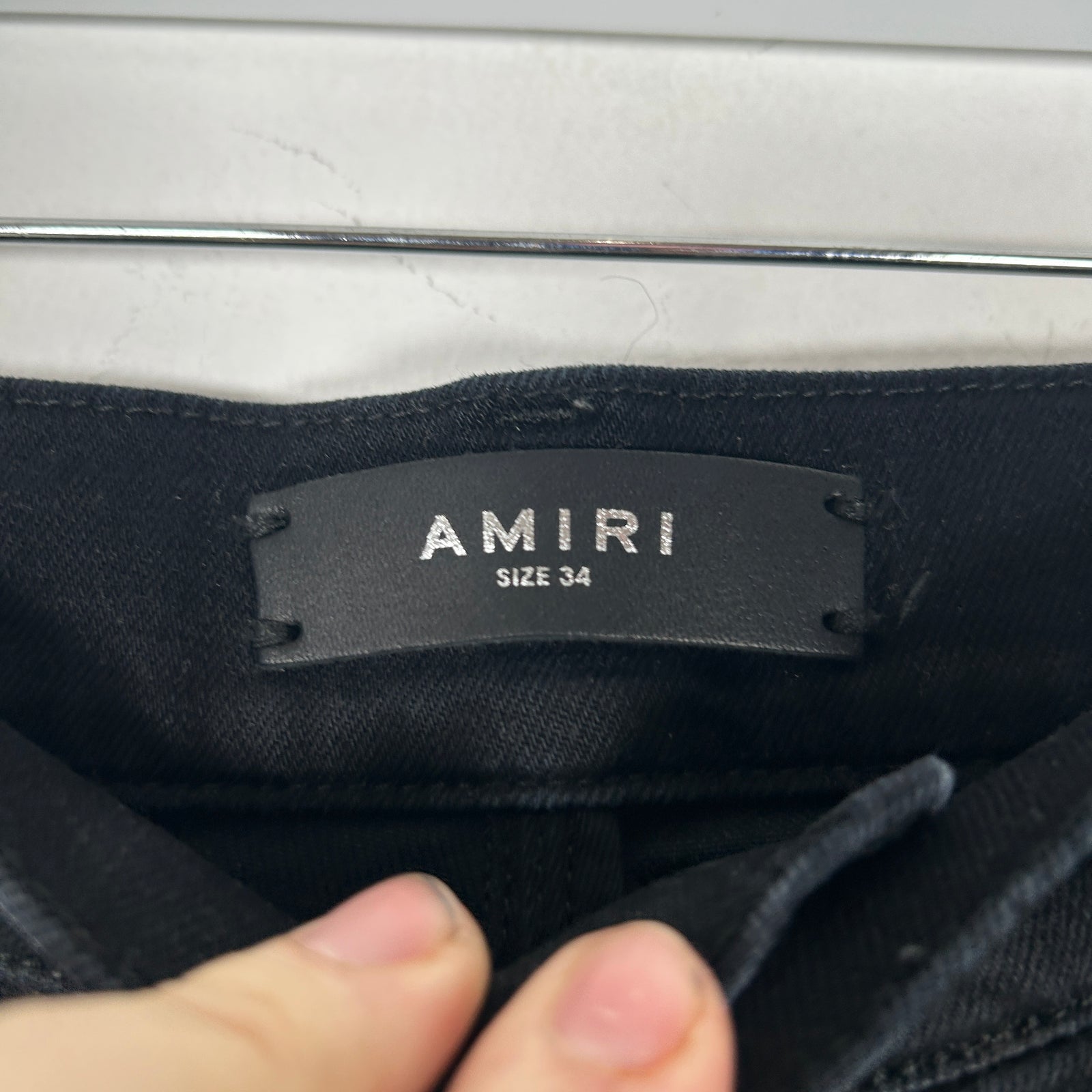 Amiri Blue Patch MX1 Size 34
