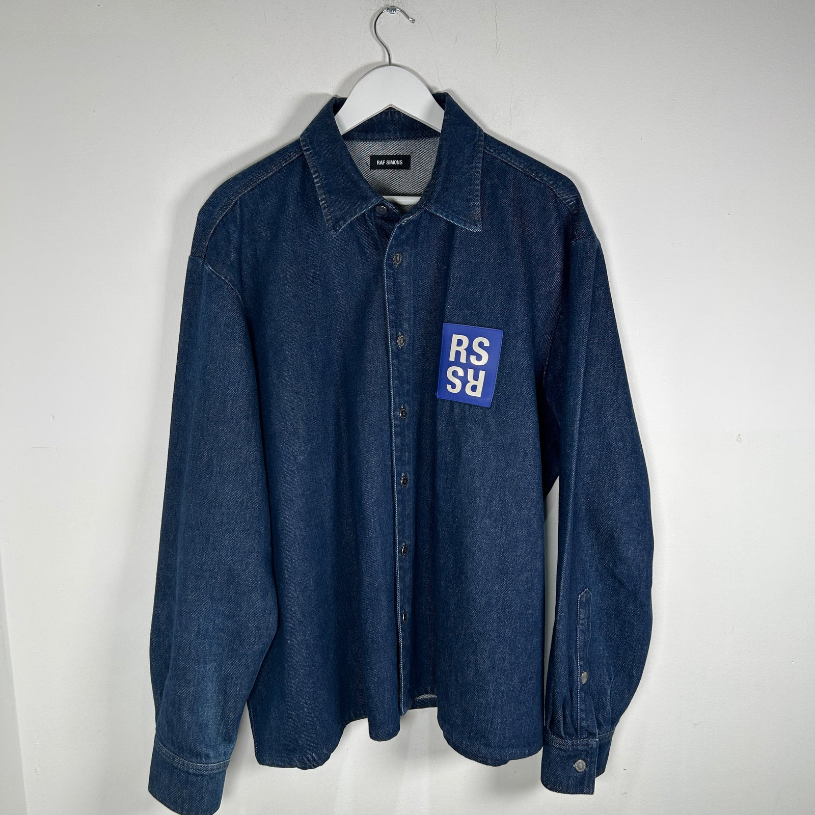 Raf Simons ‘RS’ Denim Over Shirt Size L