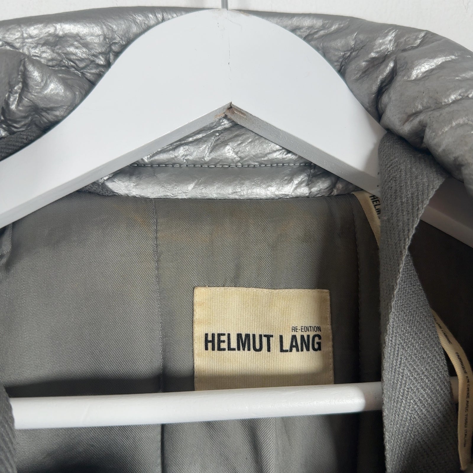 Helmut Lang Re-Edition Astro Metallic Puffer Size XS