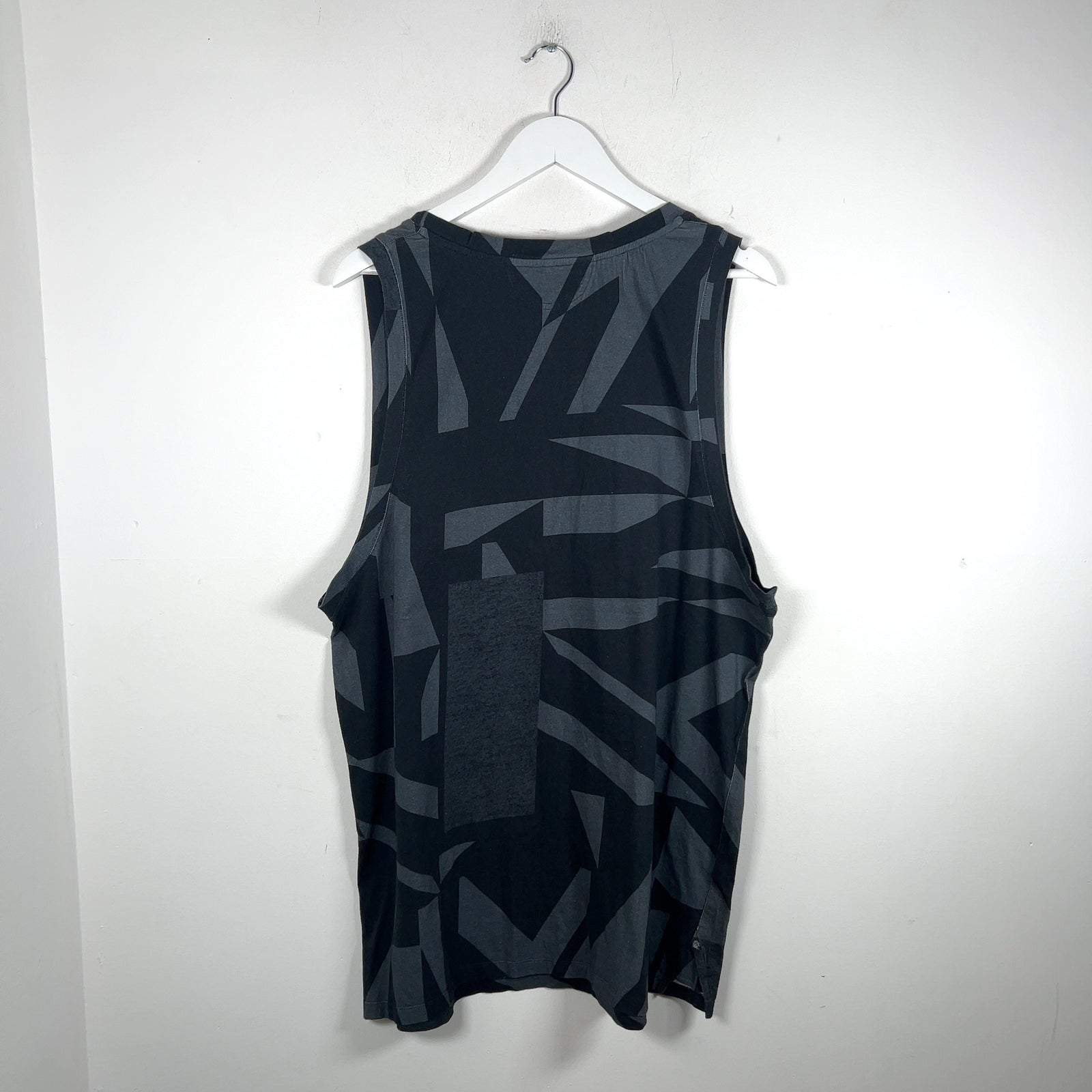 Helmut Lang Geometric Pattern Tank Top