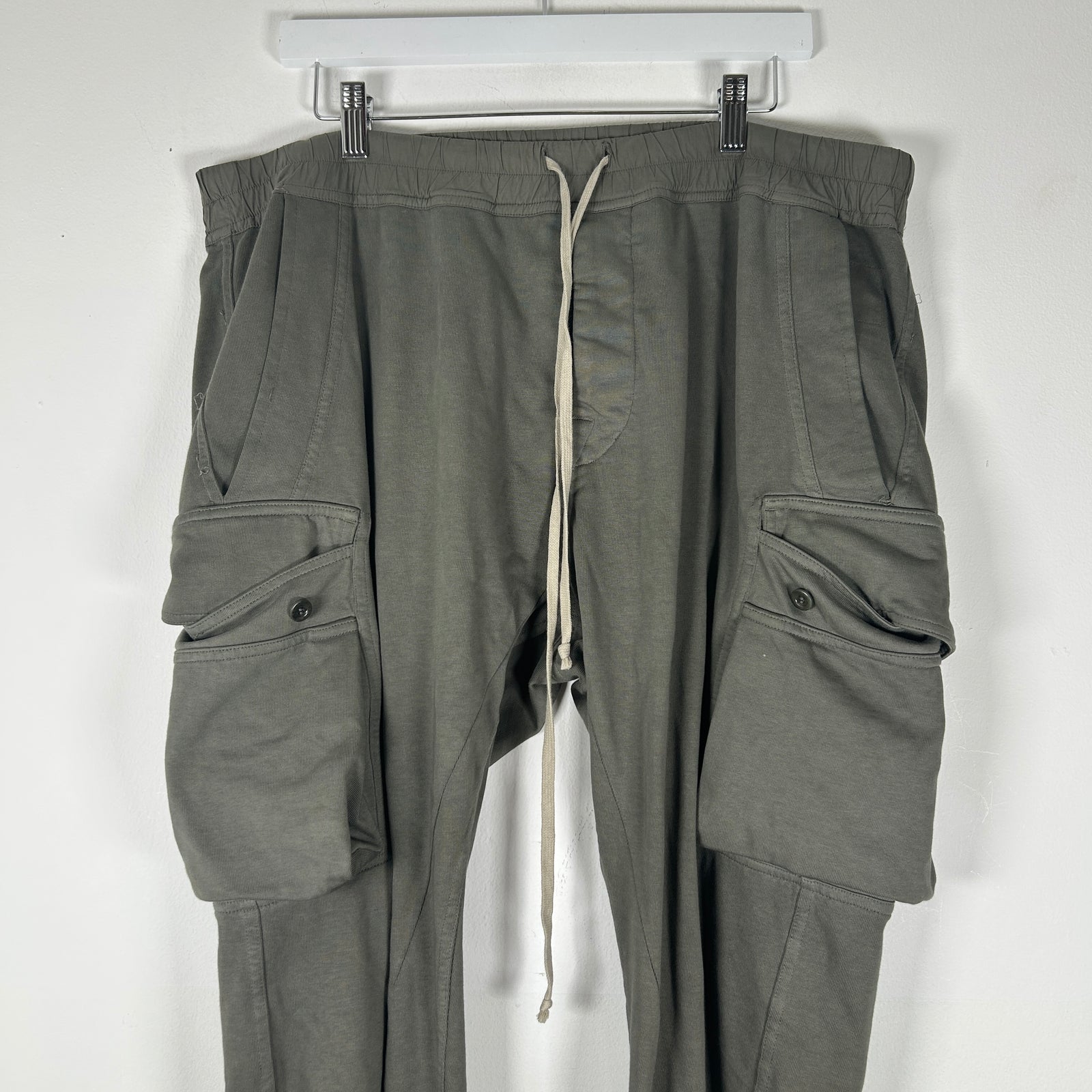 Rick Owens DRKSHDW Hustler Blue Mastodon Cargo Sweats Size XXL