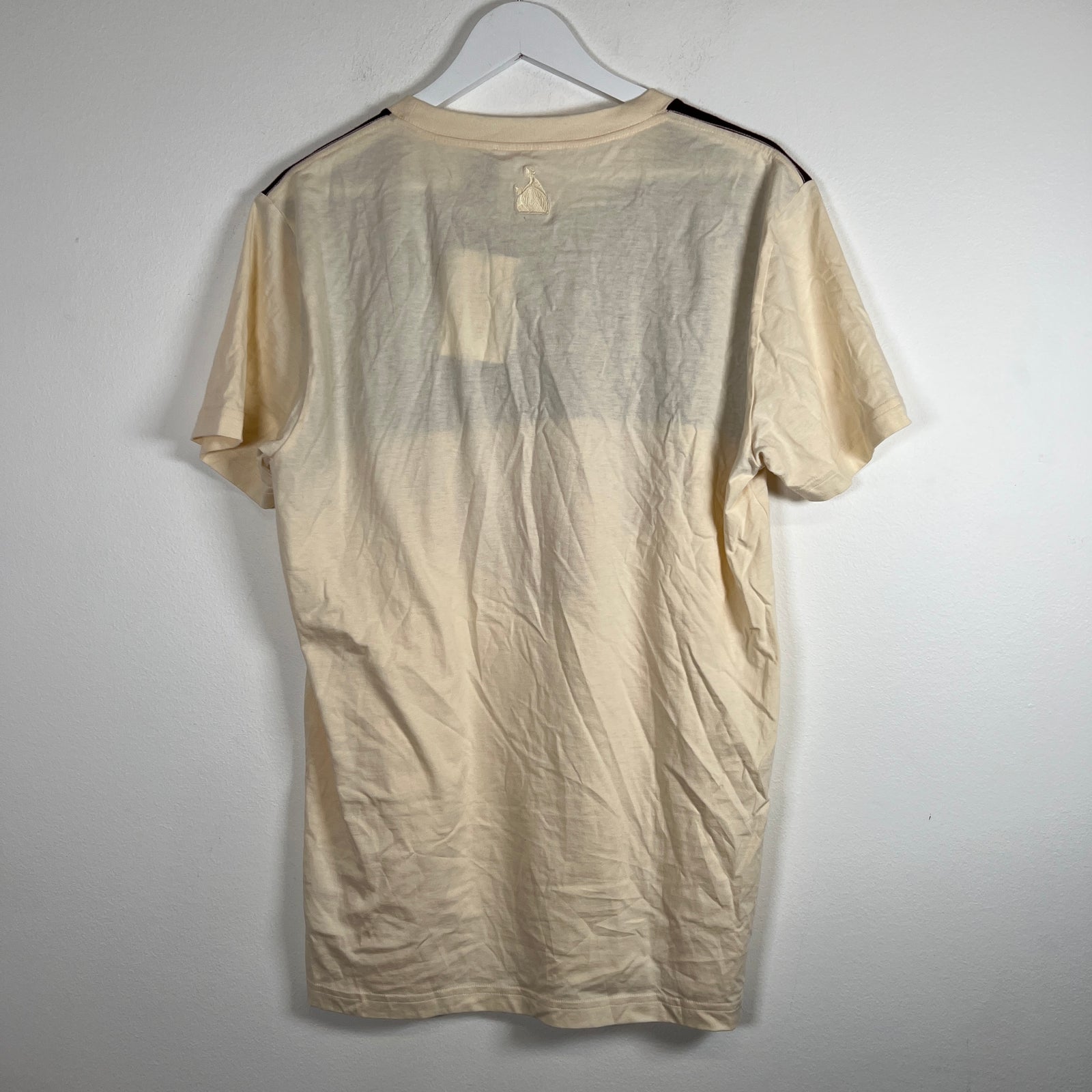 Lanvin Beige/Burgundy Maison Tee Size XL