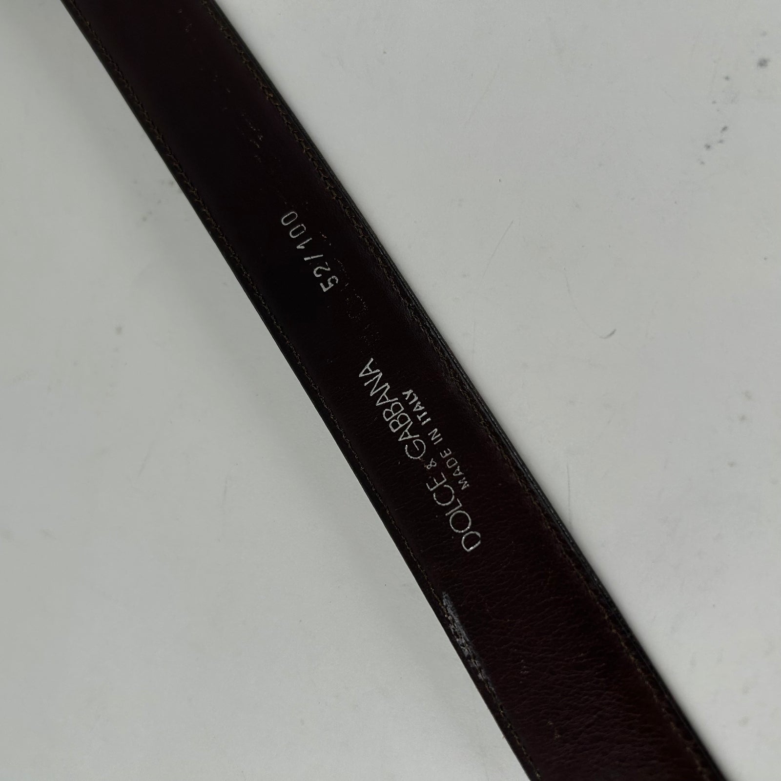 Dolce & Gabbana Brown Belt Size 32
