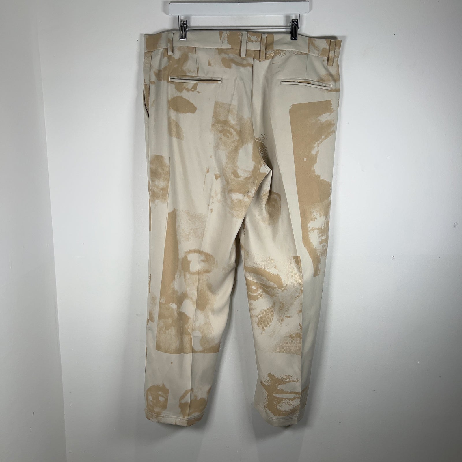 KidSuper Face Collage Pleated Suit Trouser Pants