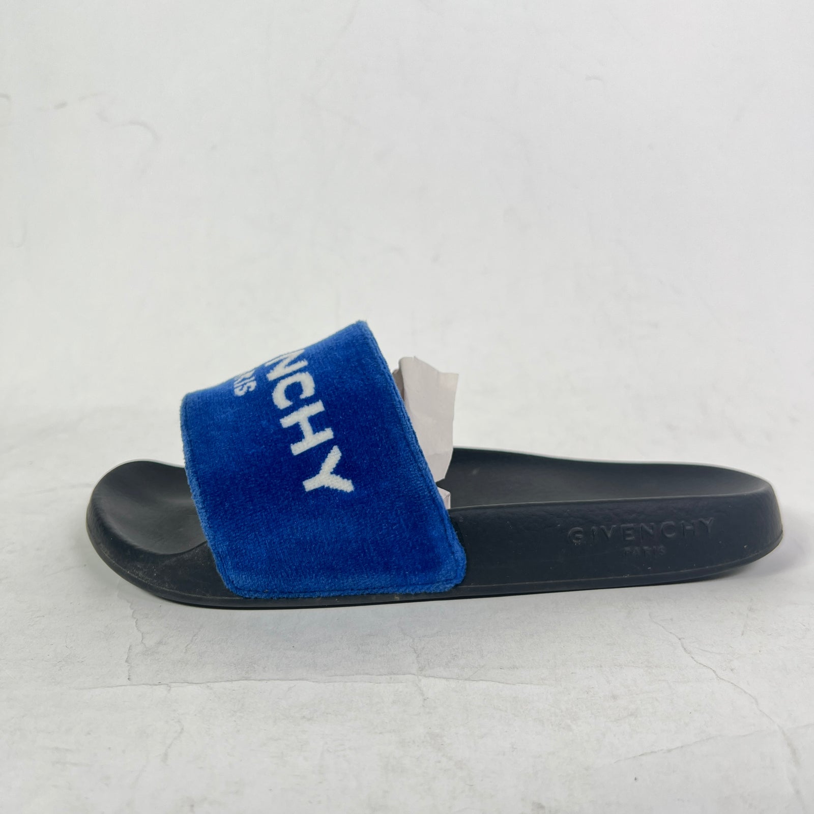 Givenchy Blue Velvet Printed Sandals