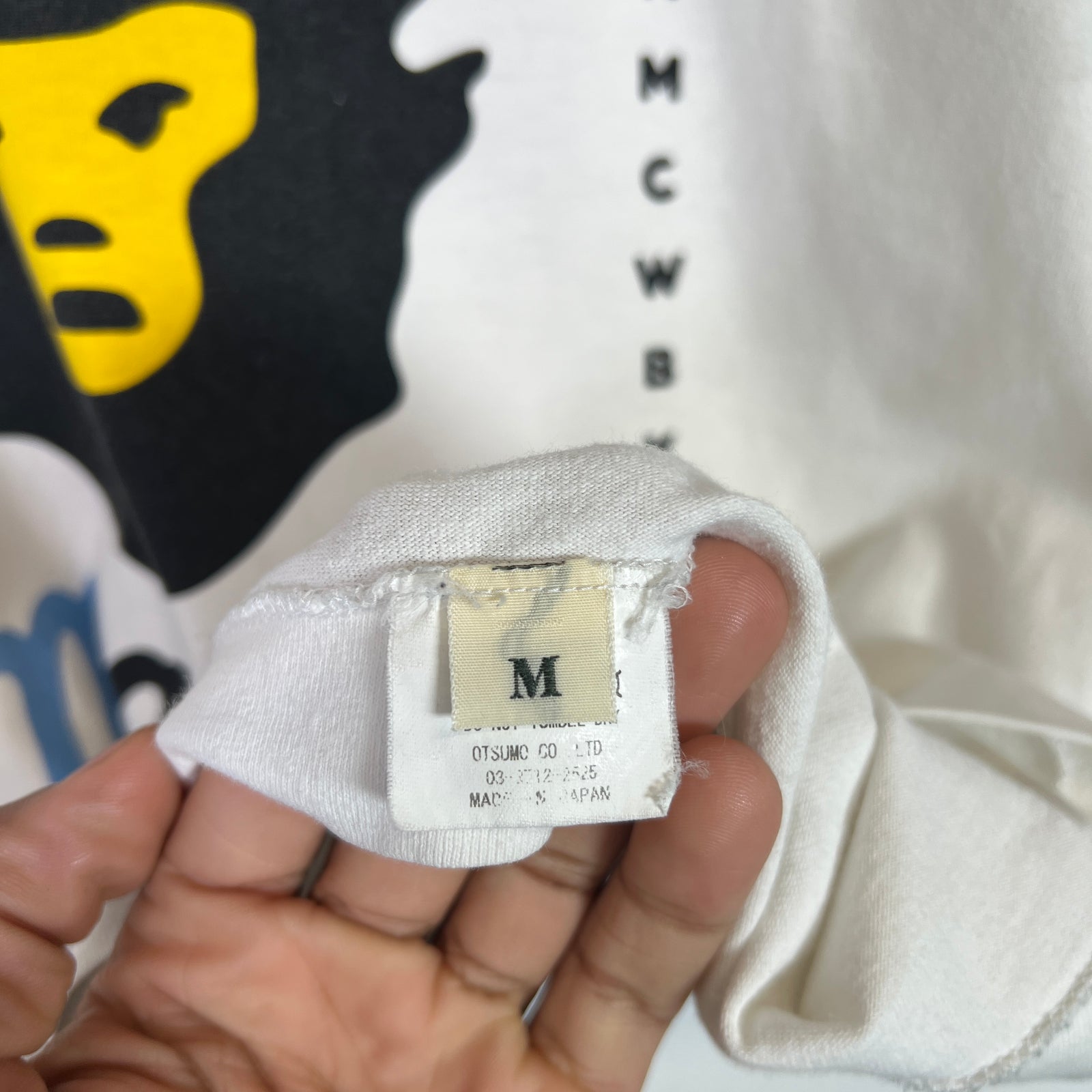 Human Made White STRMCBYS T-Shirt Size M