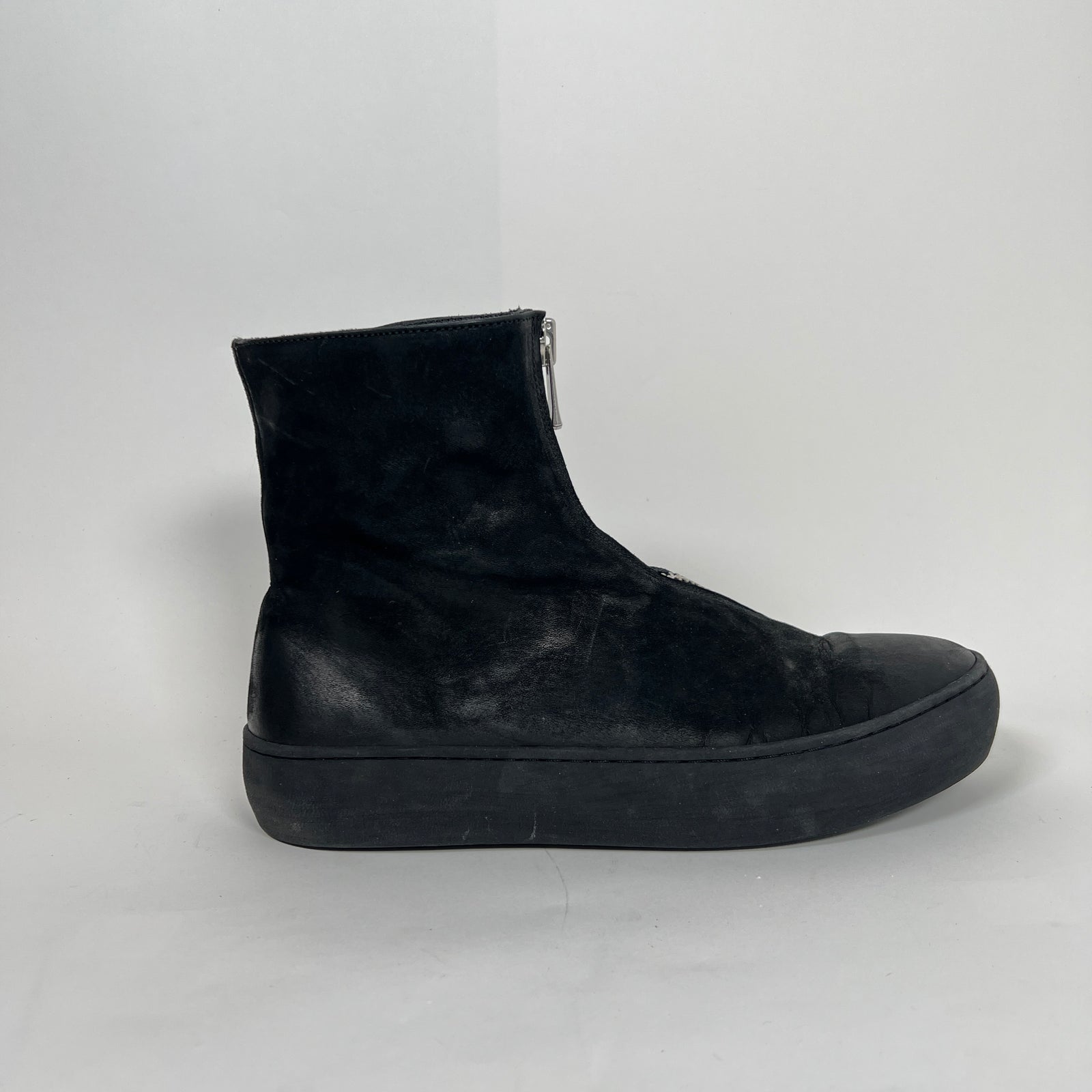 The Last Conspiracy Black Zip Boots Size 9