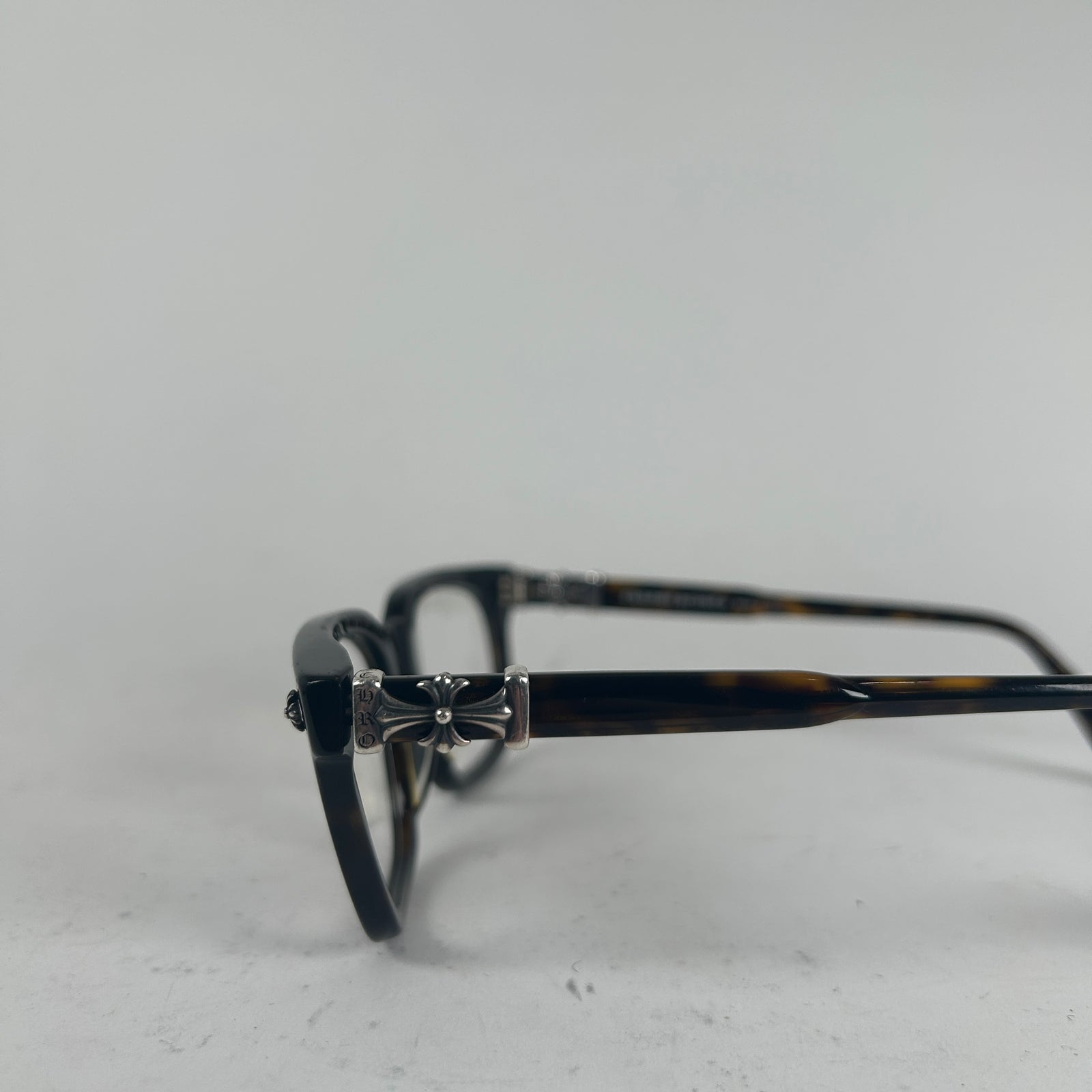 Chrome Hearts Tortoise Shell Cox Ucker Glasses