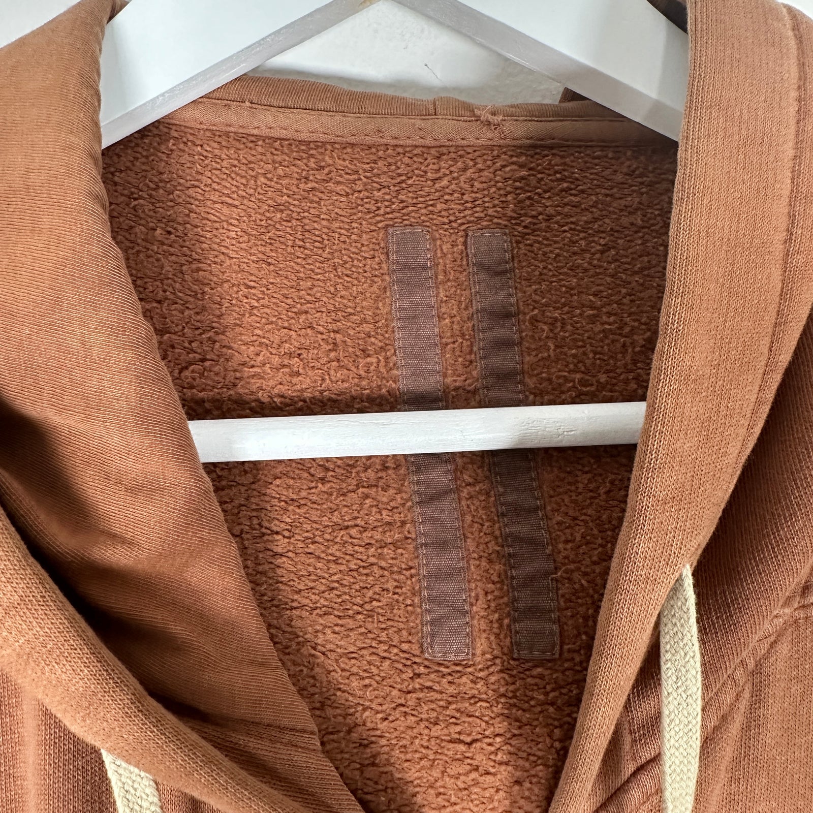 Rick Owens Brown Jason Hoodie Size OS