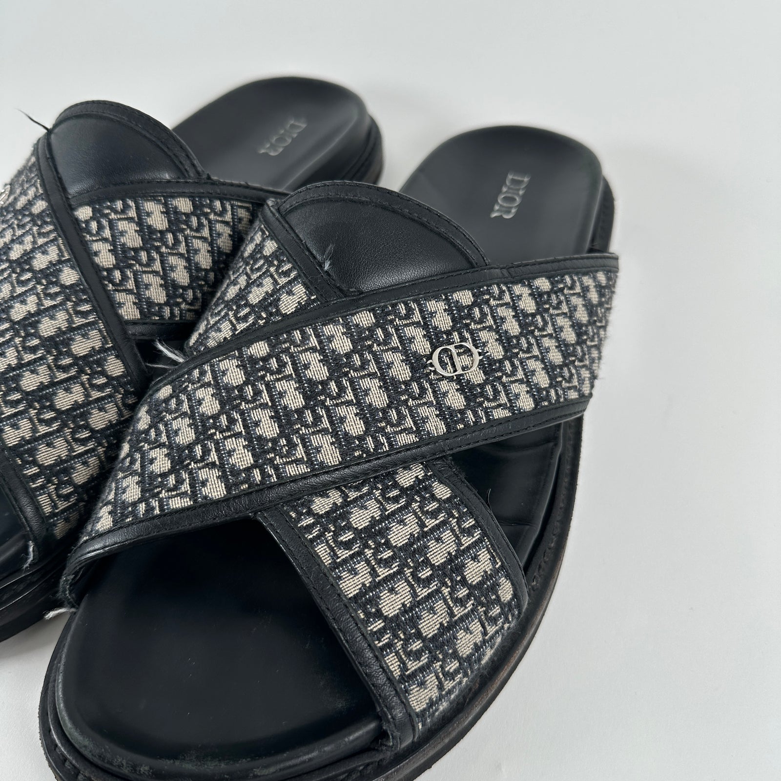 Dior Aqua Oblique Sandal Size 13