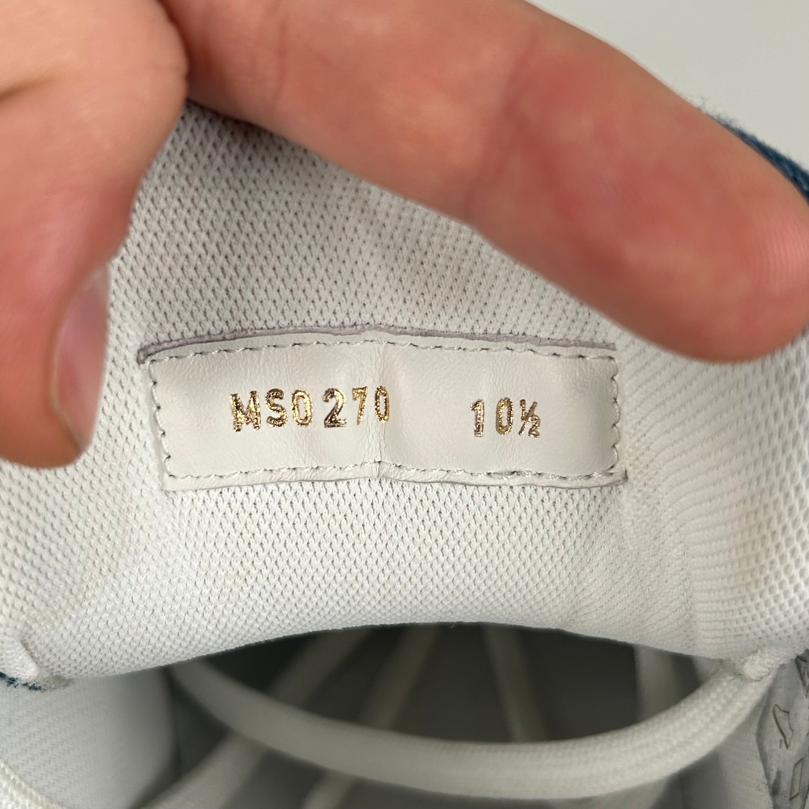 Louis Vuitton LV Denim Monogram Trainer Size LV10.5