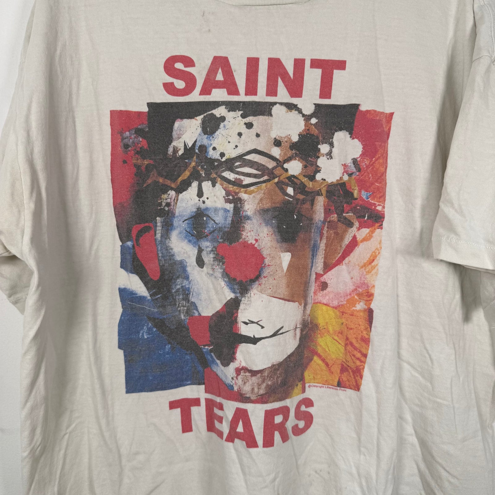 Saint Michael x Denim Tears 'Fear & Loathing' T-Shirt Size XL