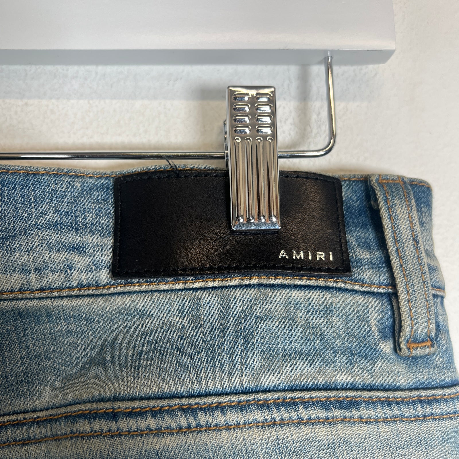 Amiri Distressed Lightwash Jeans Size 34