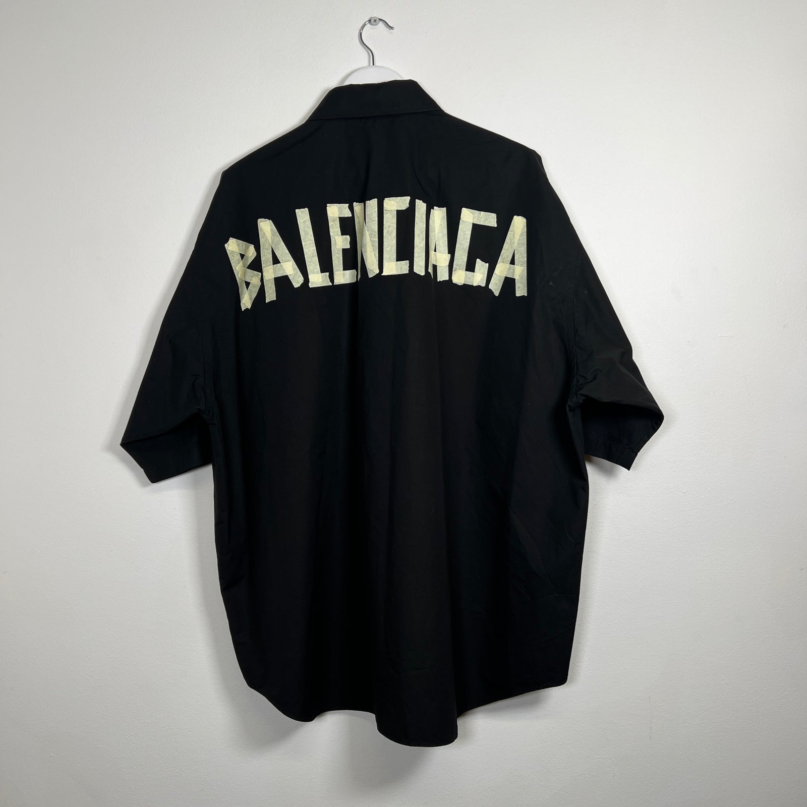 Balenciaga Tape Logo Shirt Size 2XL