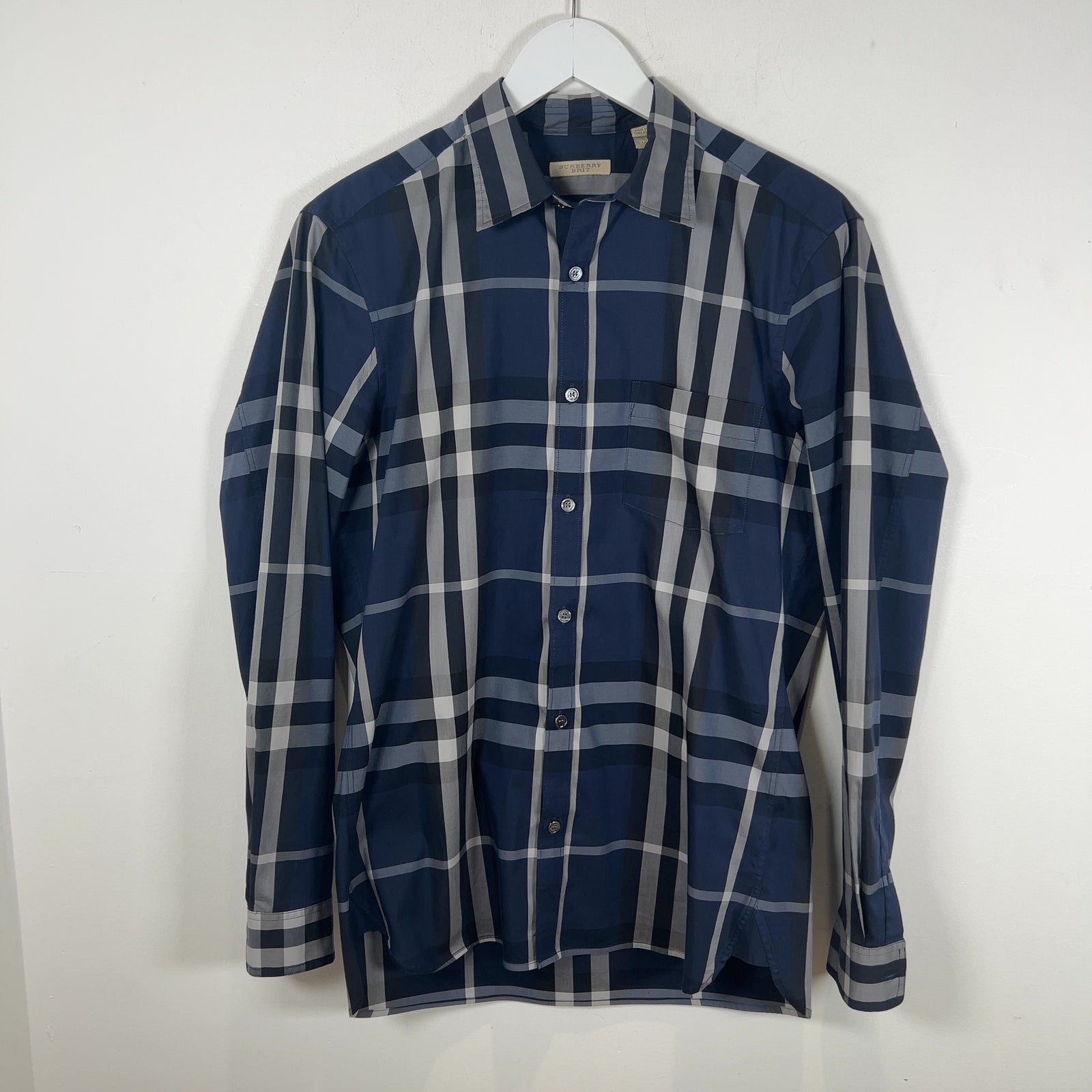 Burberry Blue Check Shirt