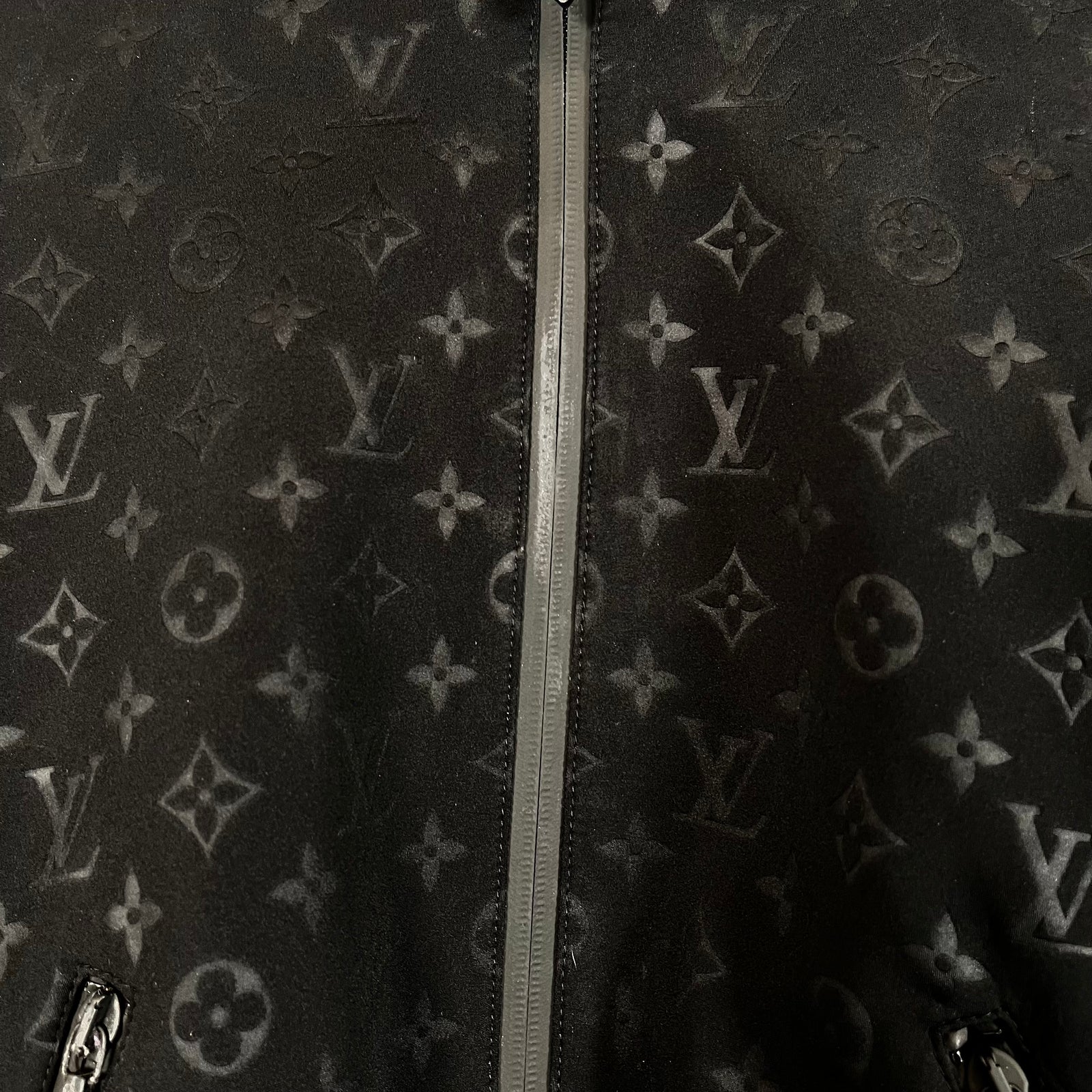 Louis Vuitton Black Monogram Jogging Jacket Size S