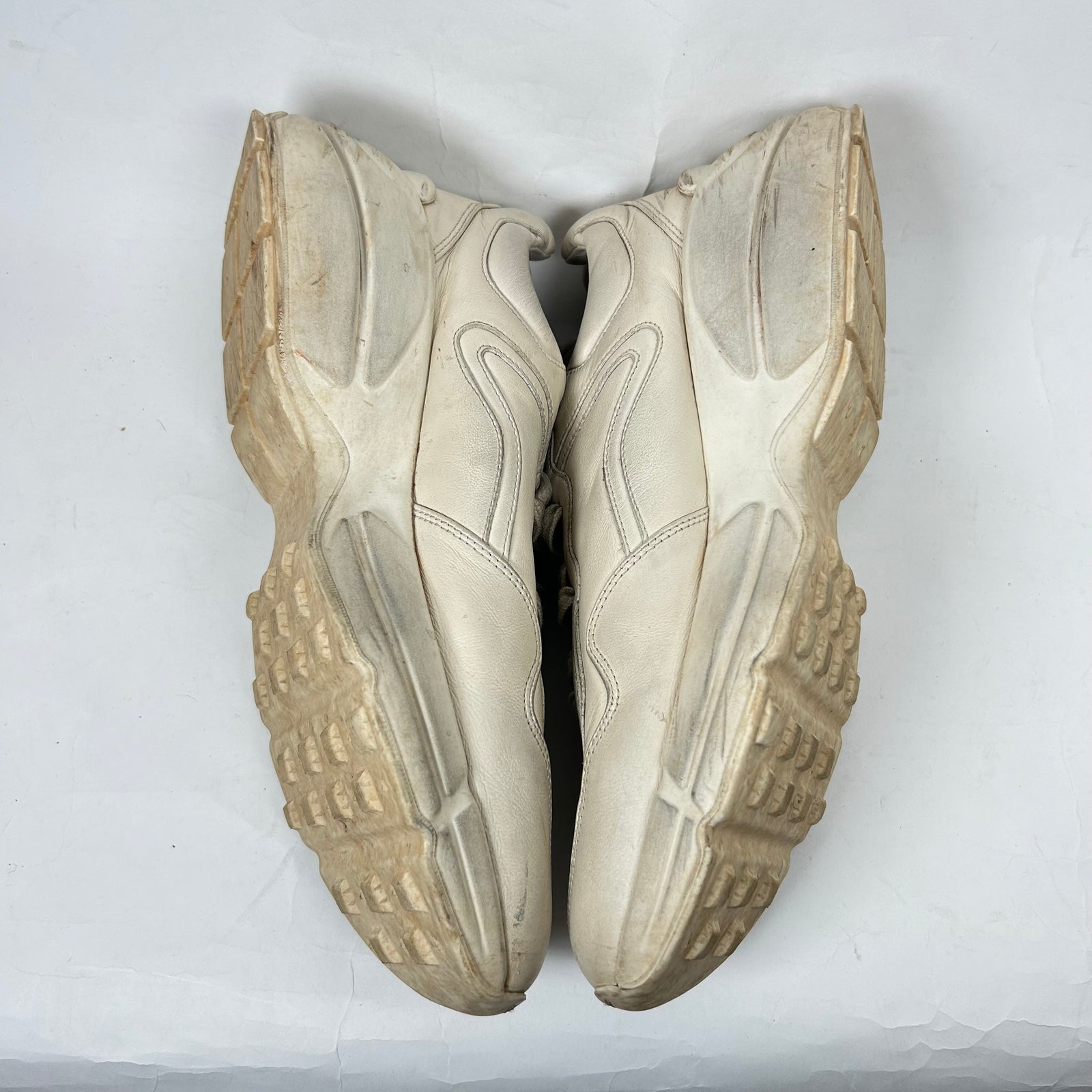 Gucci White "Think/Thank" Rython Sneakers Size 9