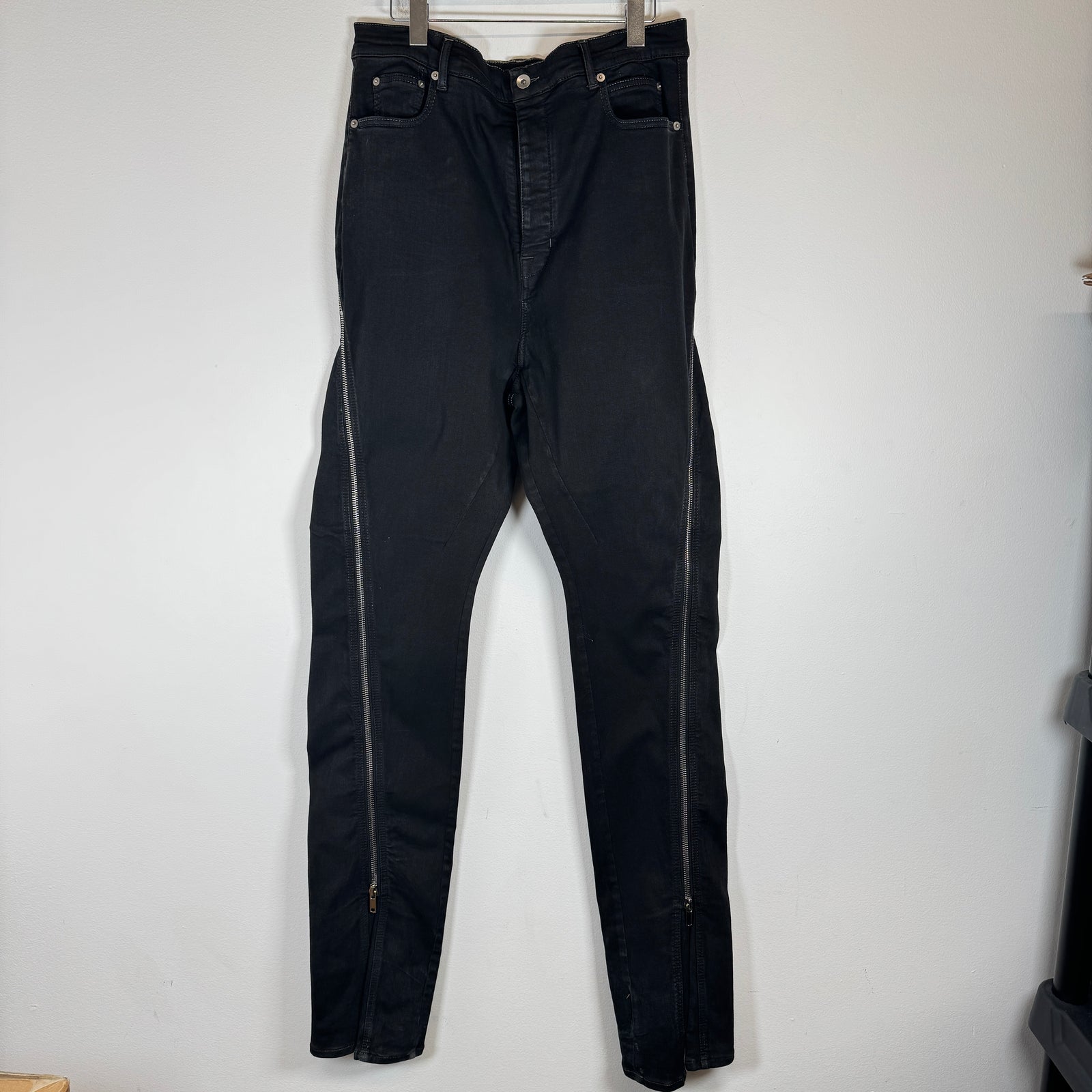 Rick Owens Black Bolan Banana Cut Jeans Size 36
