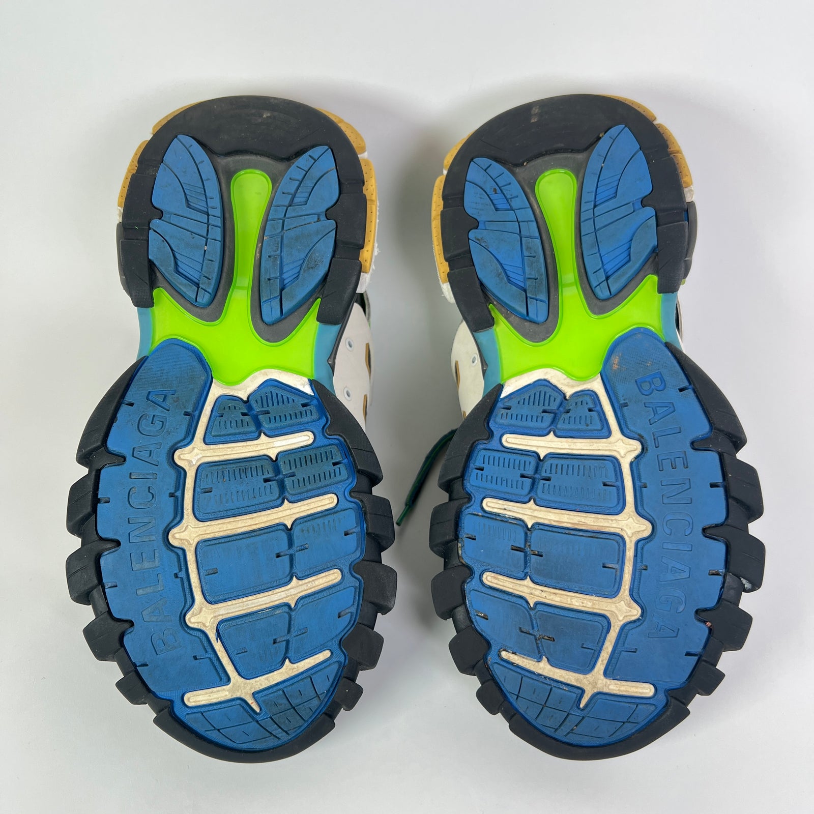 Balenciaga Black/Blue Track Sneaker