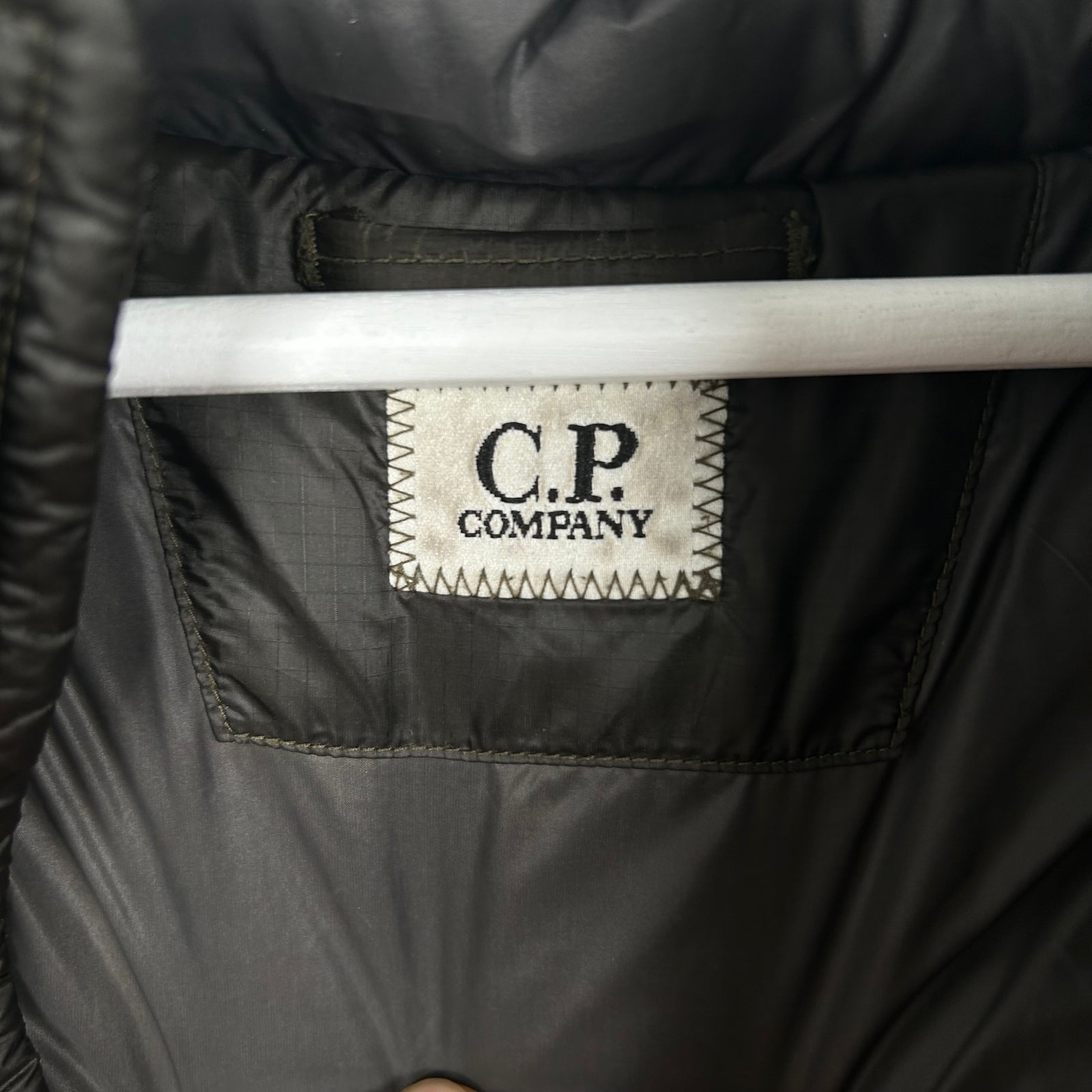 CP Company Olive Shell Down Jacket Size M