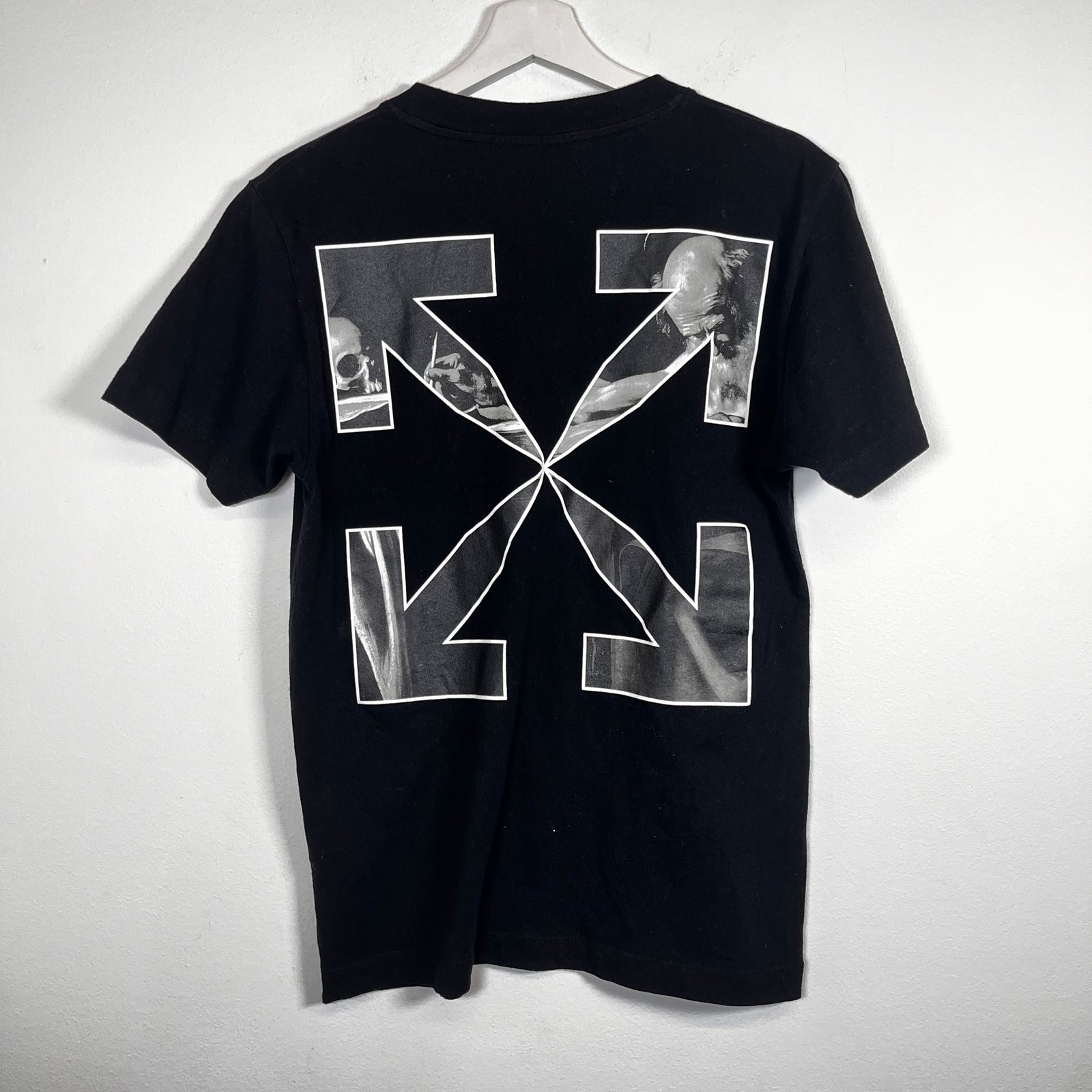 Off-White Black/Grey Caravaggio Tee Size XS