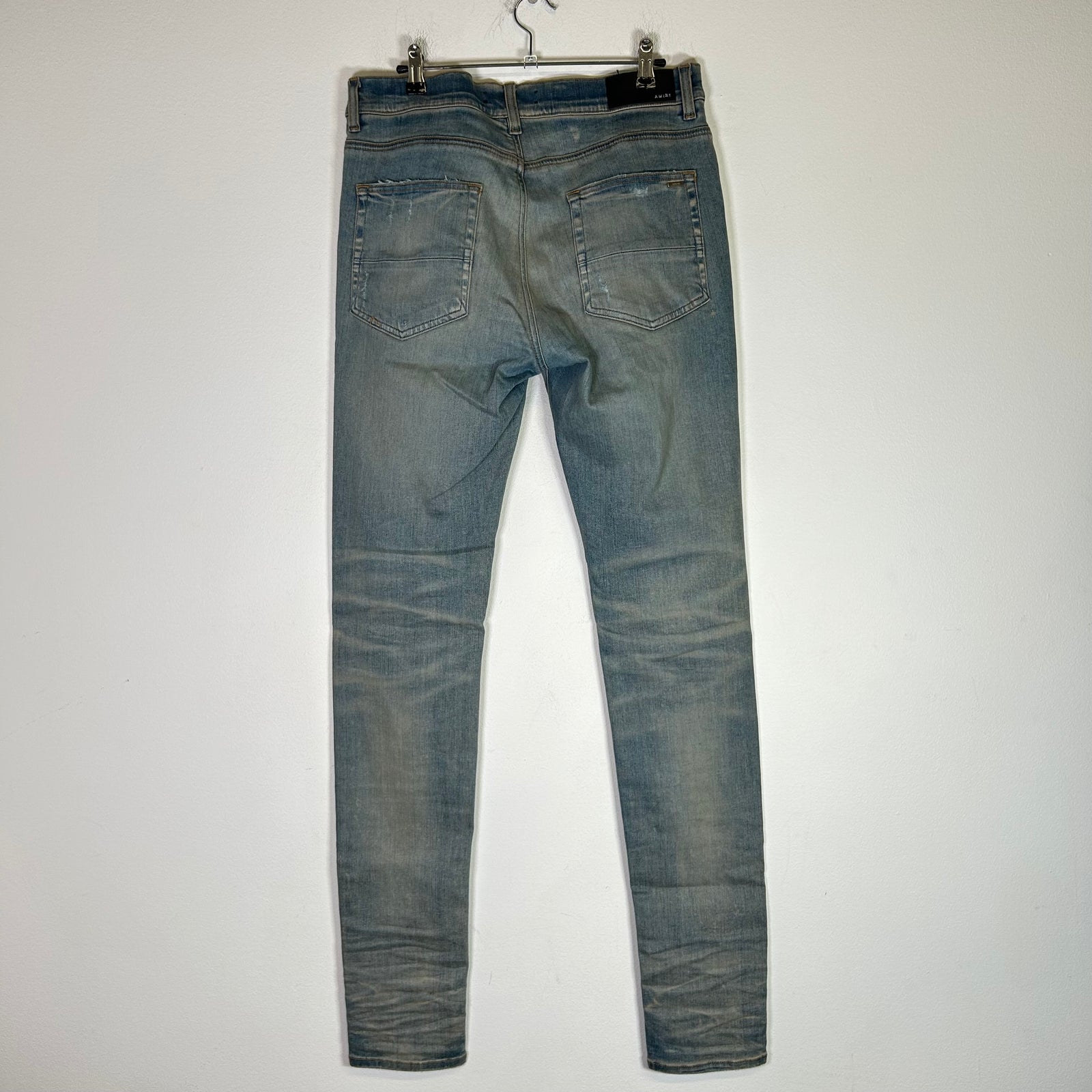 Amiri MX1 White Patch Lightwash Jeans
