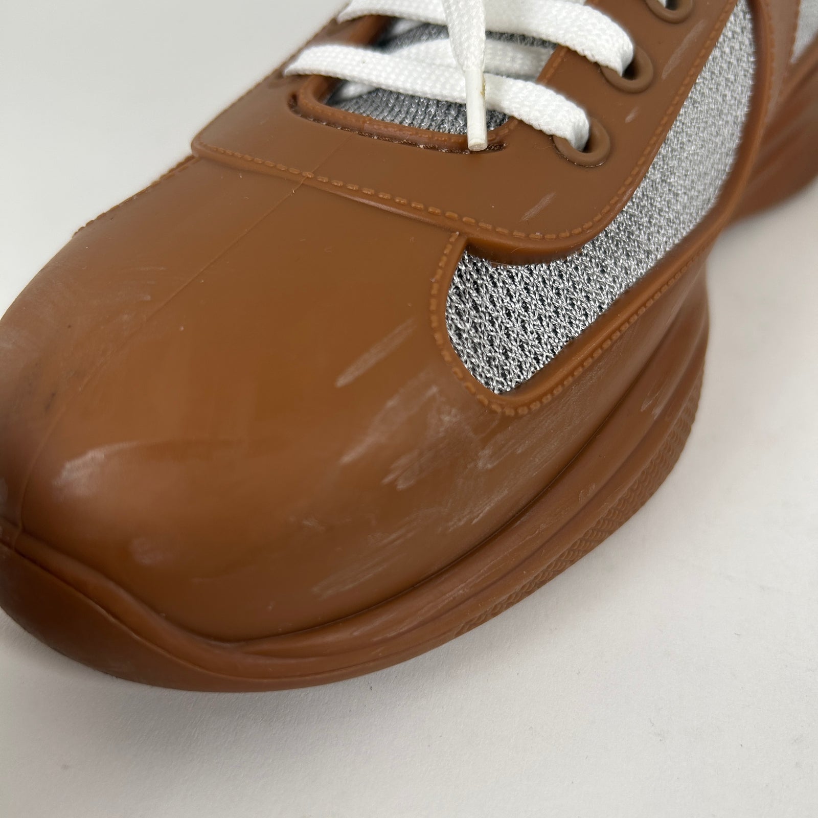 Prada Brown Rubber Cups Size 44