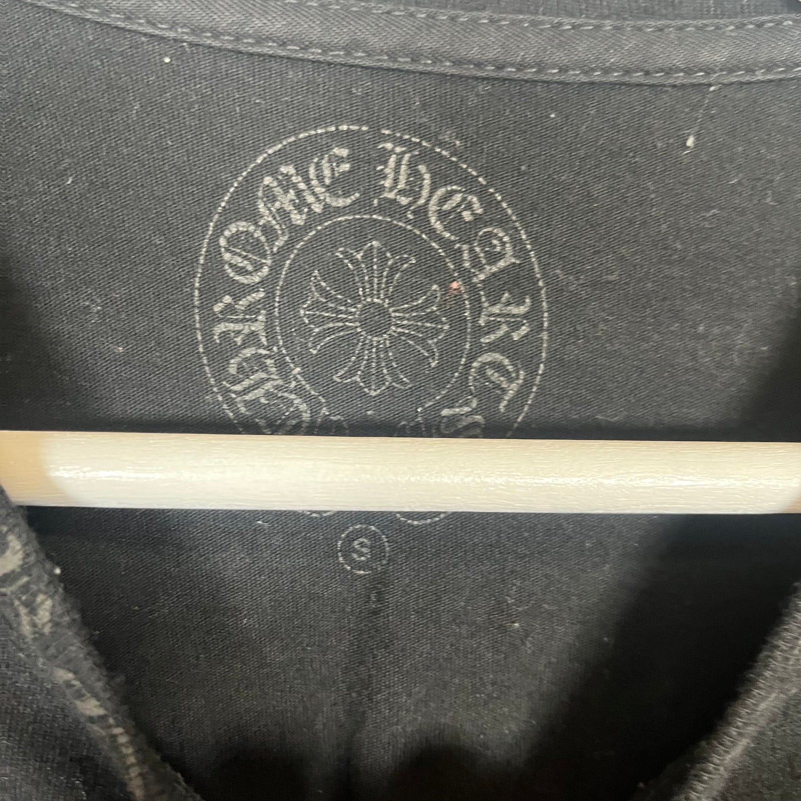 Chrome Hearts Black Gradient LS Tee Size S