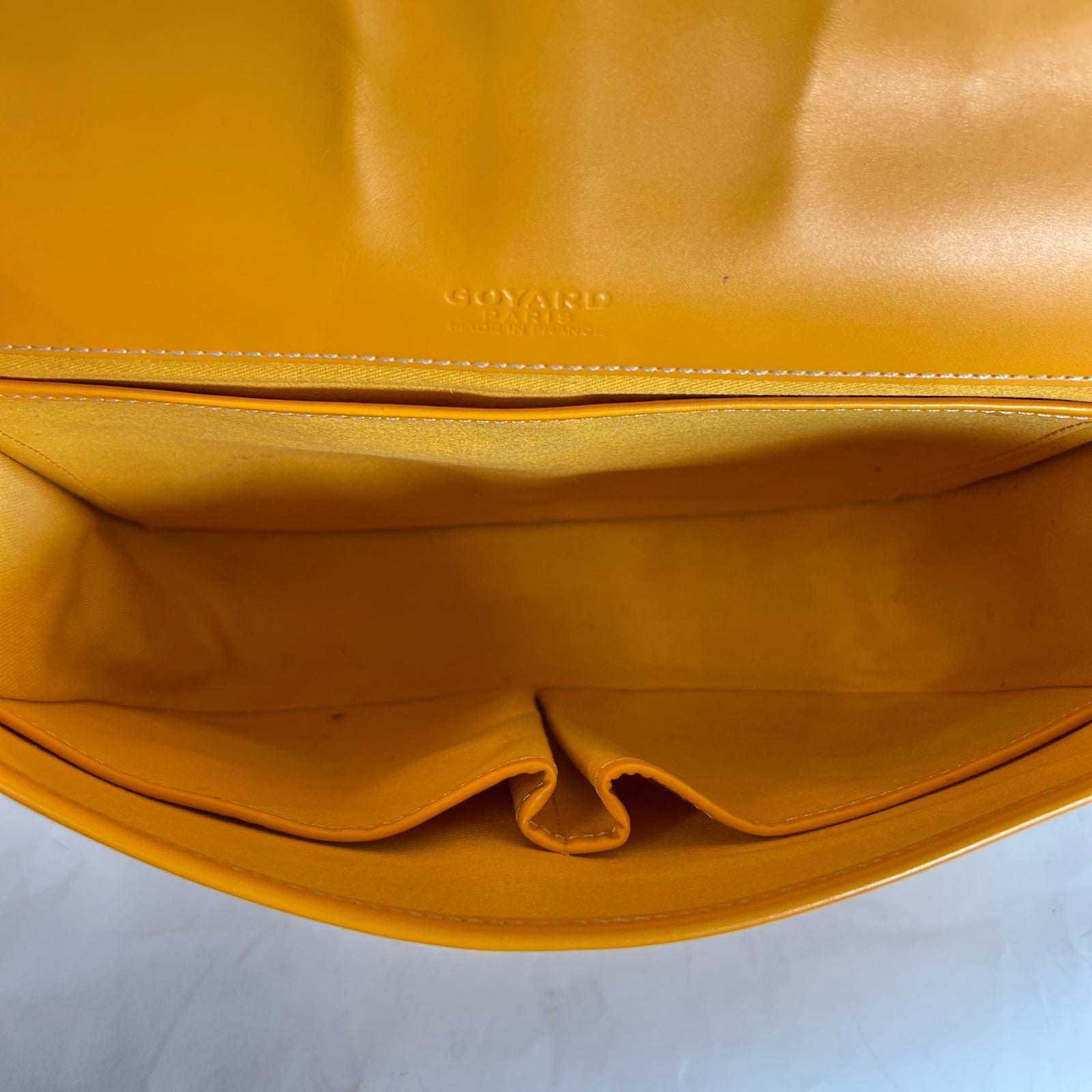 Goyard Yellow Belvedere PM Shoulder Bag