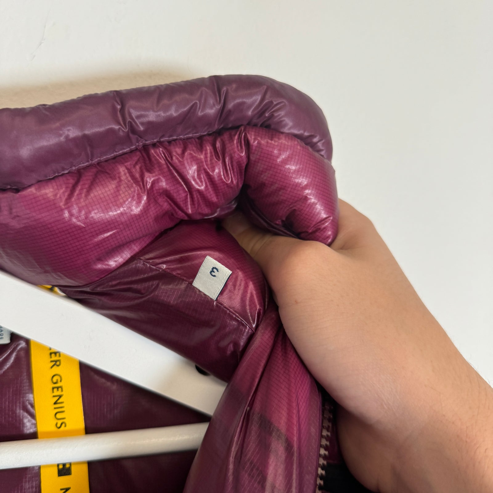 Moncler Genius Burgundy 1952 Down Jacket Size 3