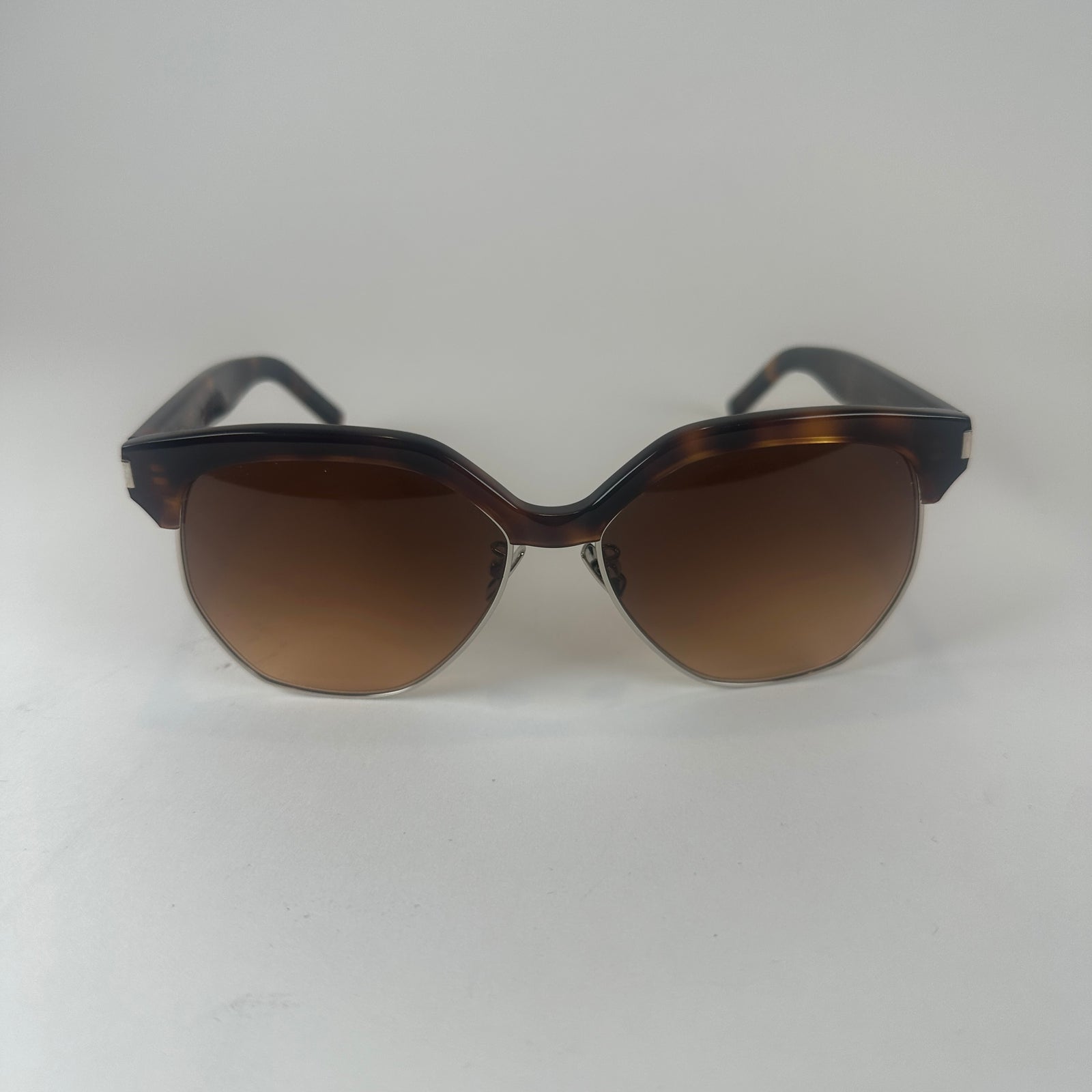 Saint Laurent Havana Tortoiseshell SL 408 001 Sunglasses