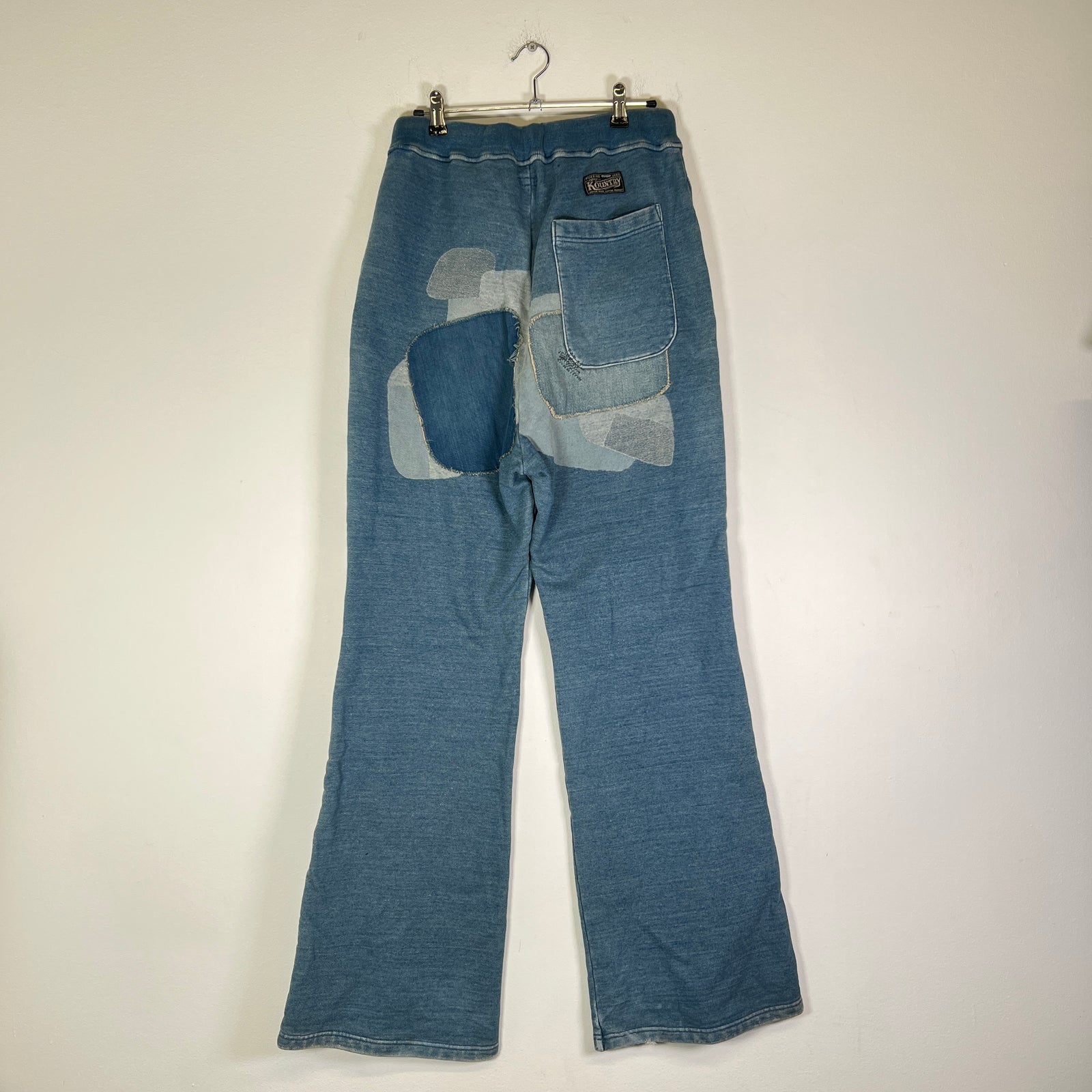 Kapital Patchwork Repair Denim Sweatpants Size 4