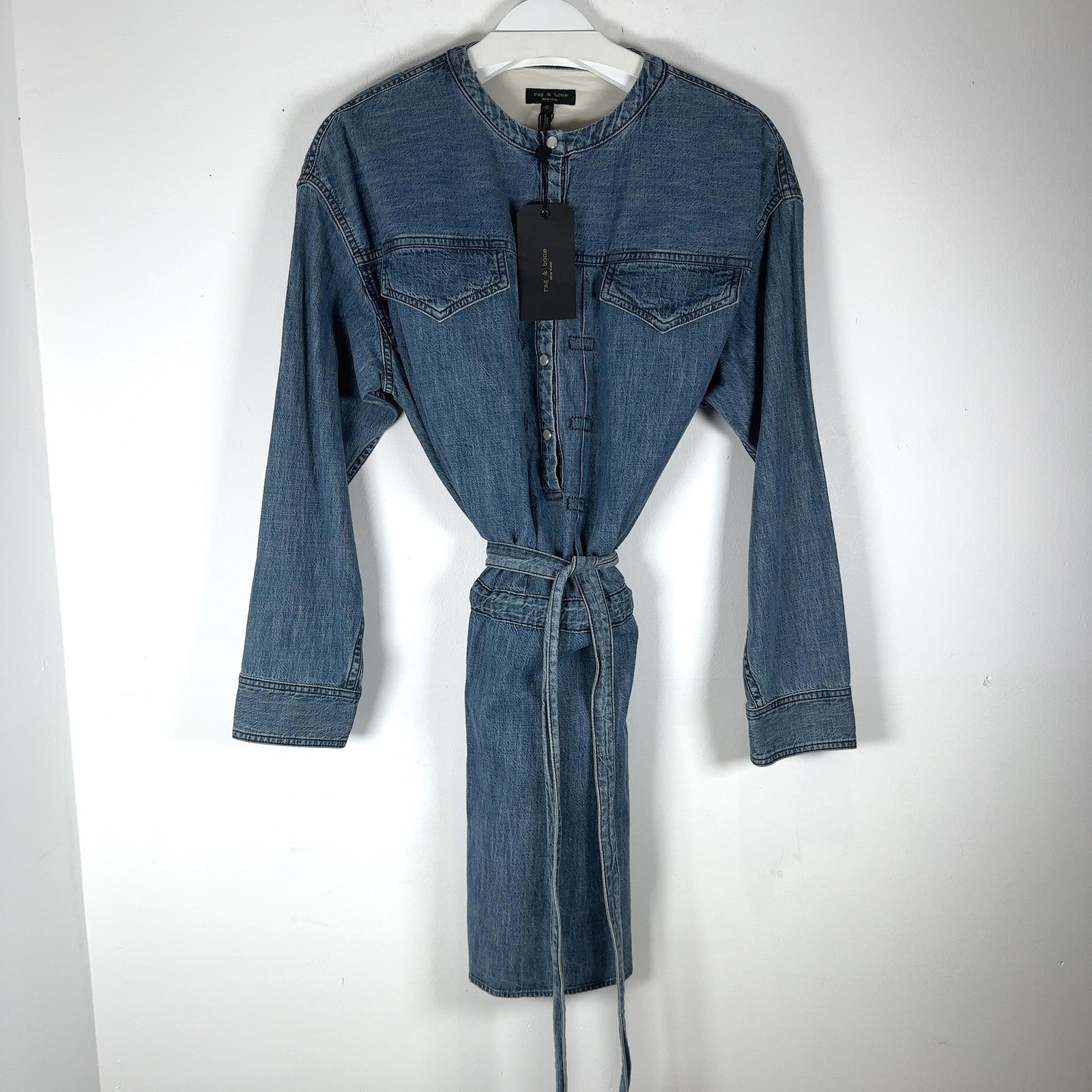 Rag & Bone Denim Romper Shirt