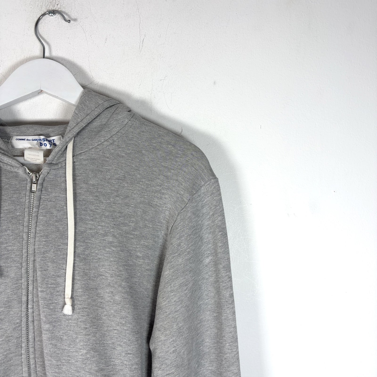 Comme Des Garcons Bunny Ear Zip Up Hoodie