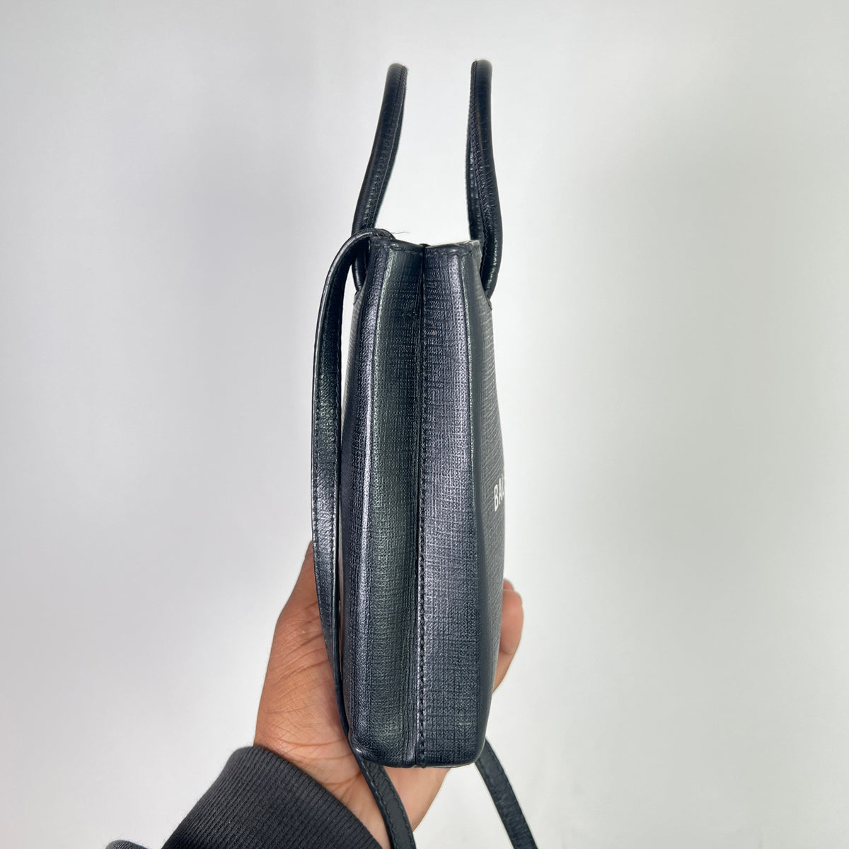 Balenciaga Phone Holder Logo Crossbody Bag