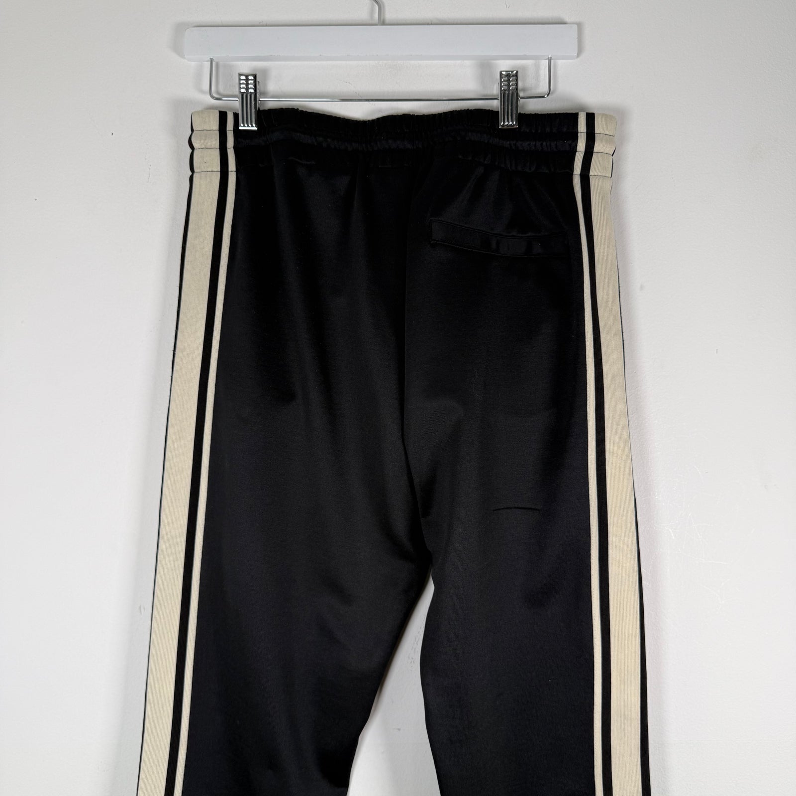 Celine Black Striped Logo Sweatpants Size M