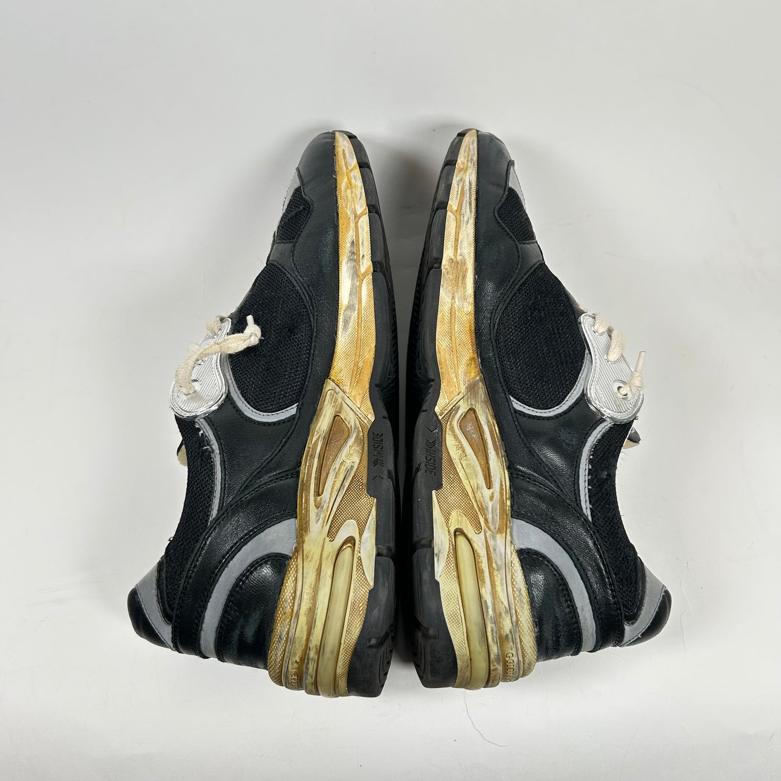 Golden Goose Black Dad Star Sneakers Size 11