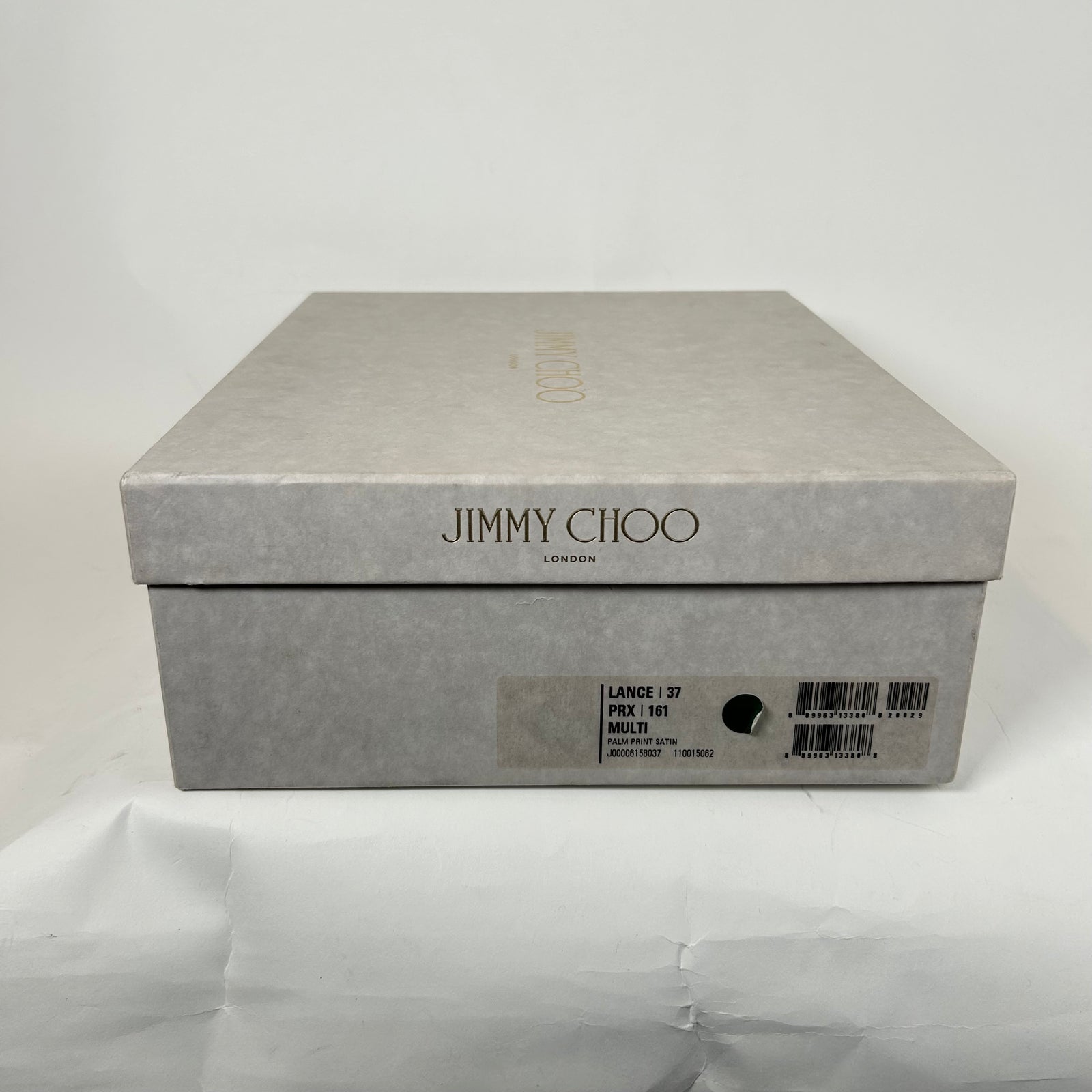 Jimmy Choo Multicolor Satin Sandals Size 37